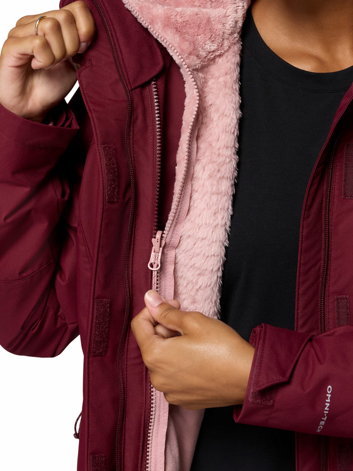 PARKA MUJER BUGABOO III FLEECE INTERC MORADO COLUMBIA - 7