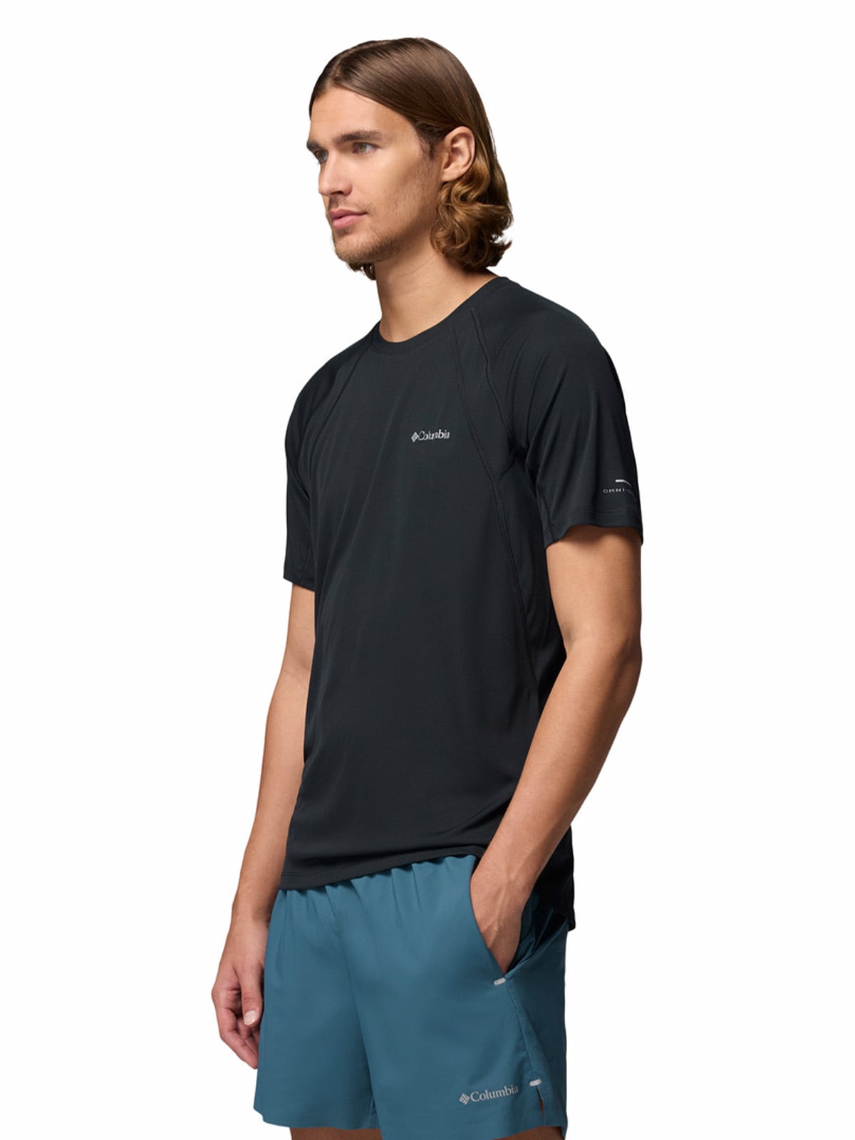 POLERA MC HOMBRE STEALTH SPRING NEGRO COLUMBIA - 2