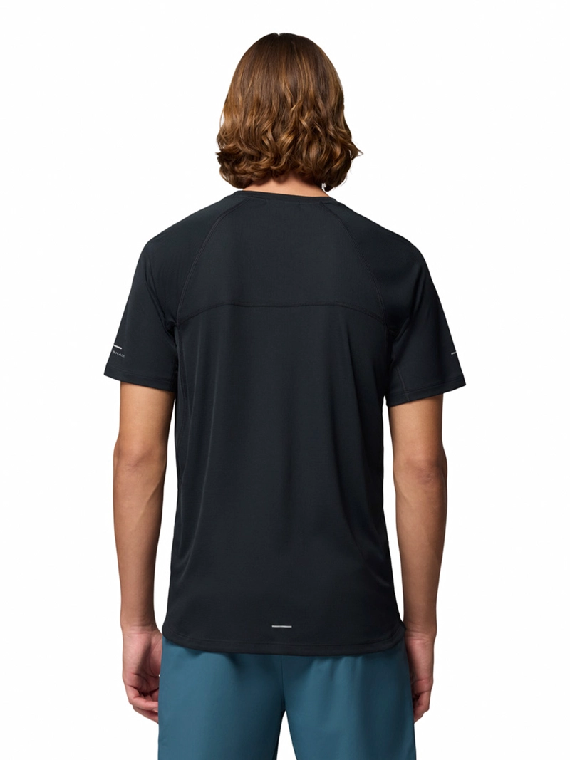 POLERA MC HOMBRE STEALTH SPRING NEGRO COLUMBIA - 4