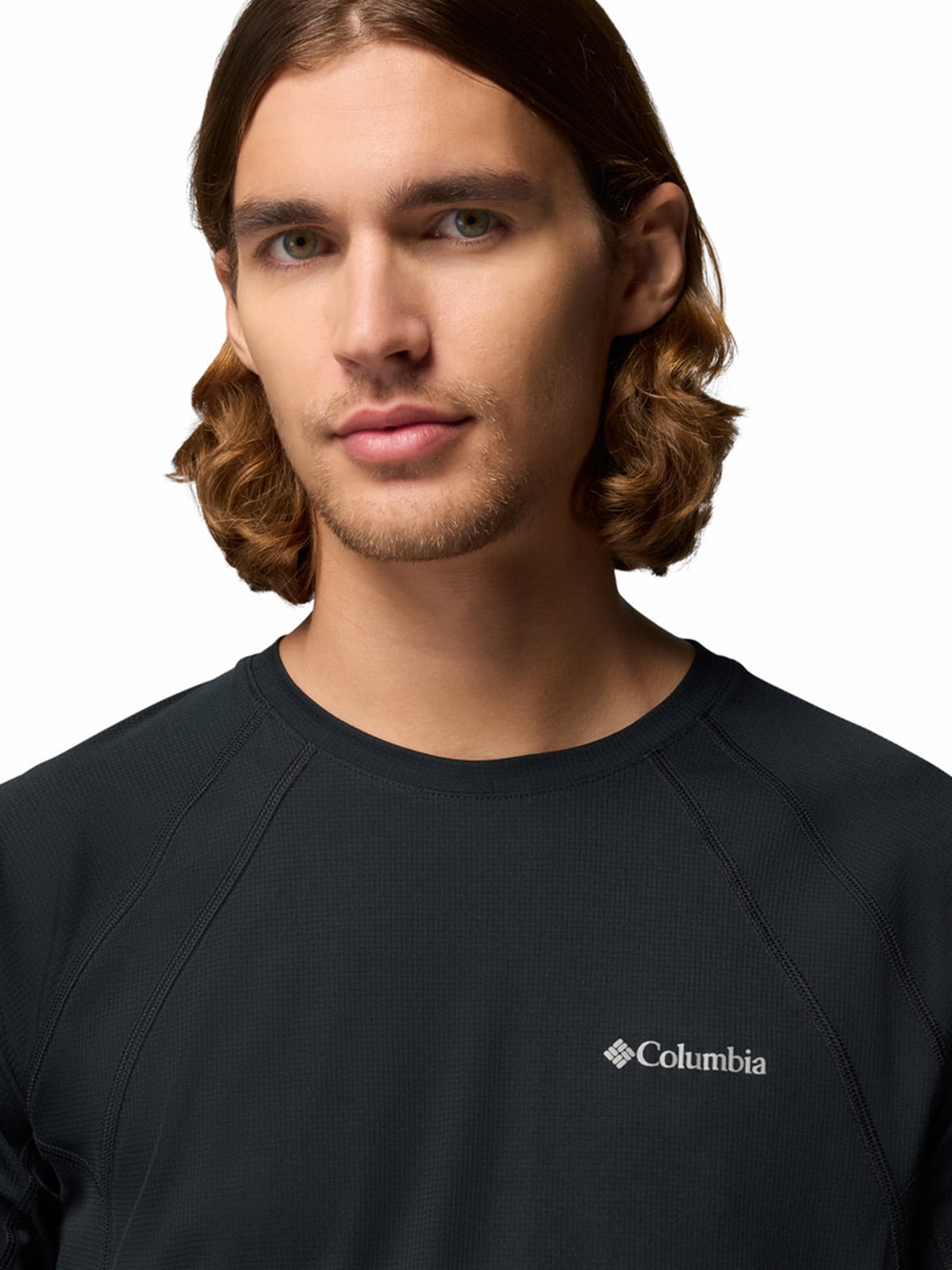 POLERA MC HOMBRE STEALTH SPRING NEGRO COLUMBIA - 5