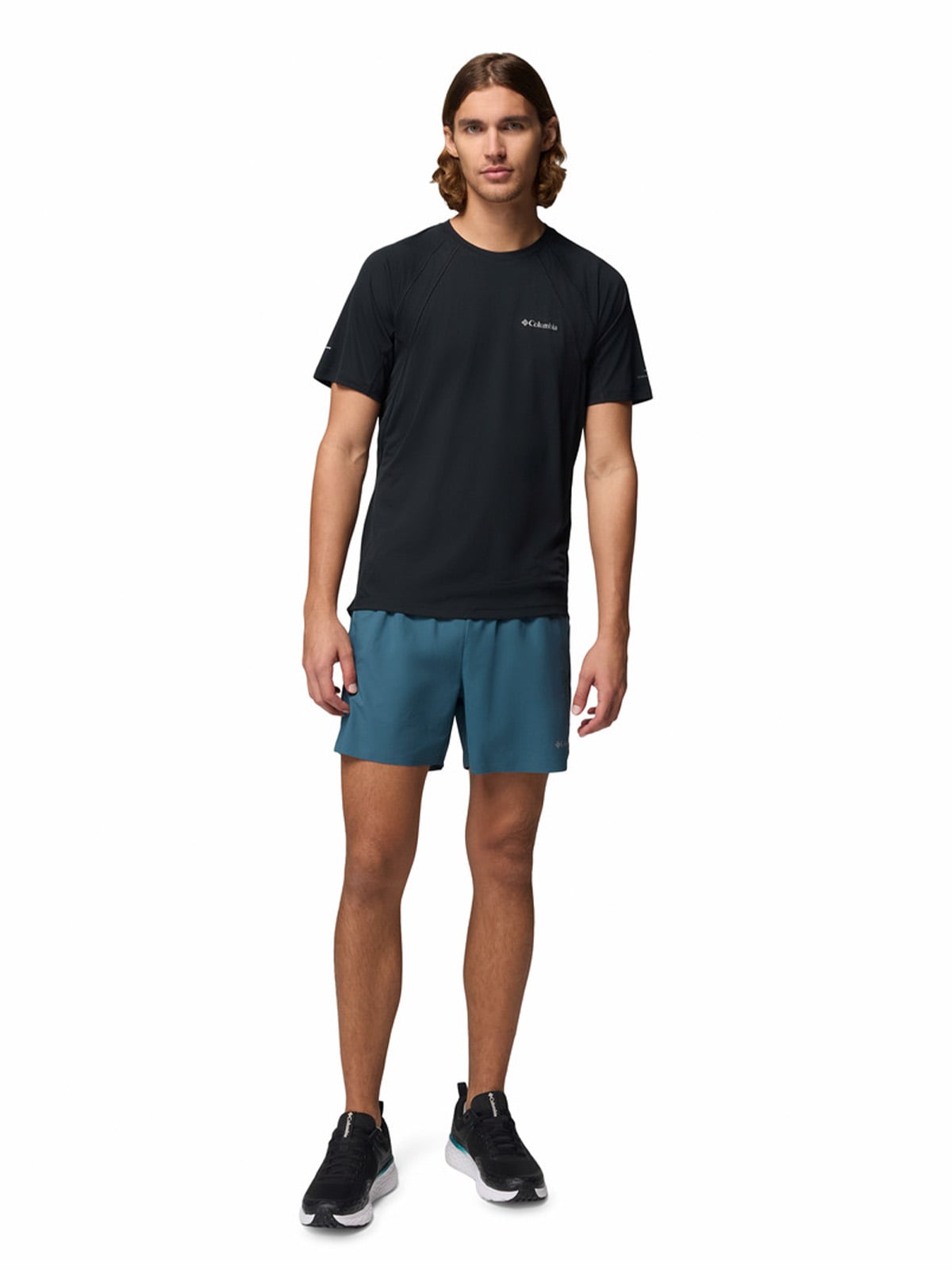 POLERA MC HOMBRE STEALTH SPRING NEGRO COLUMBIA - 7