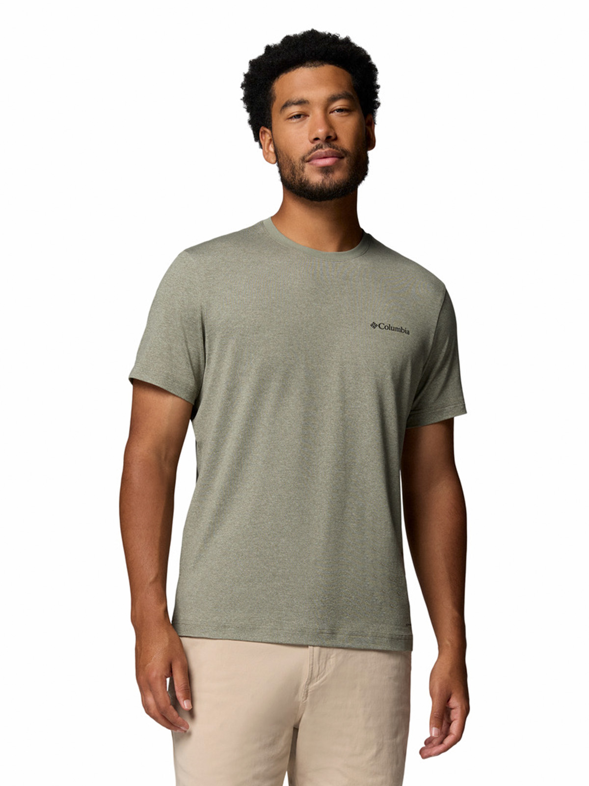 COLUMBIA POLERA MC HOMBRE PARSONS POINT GRIS COLUMBIA