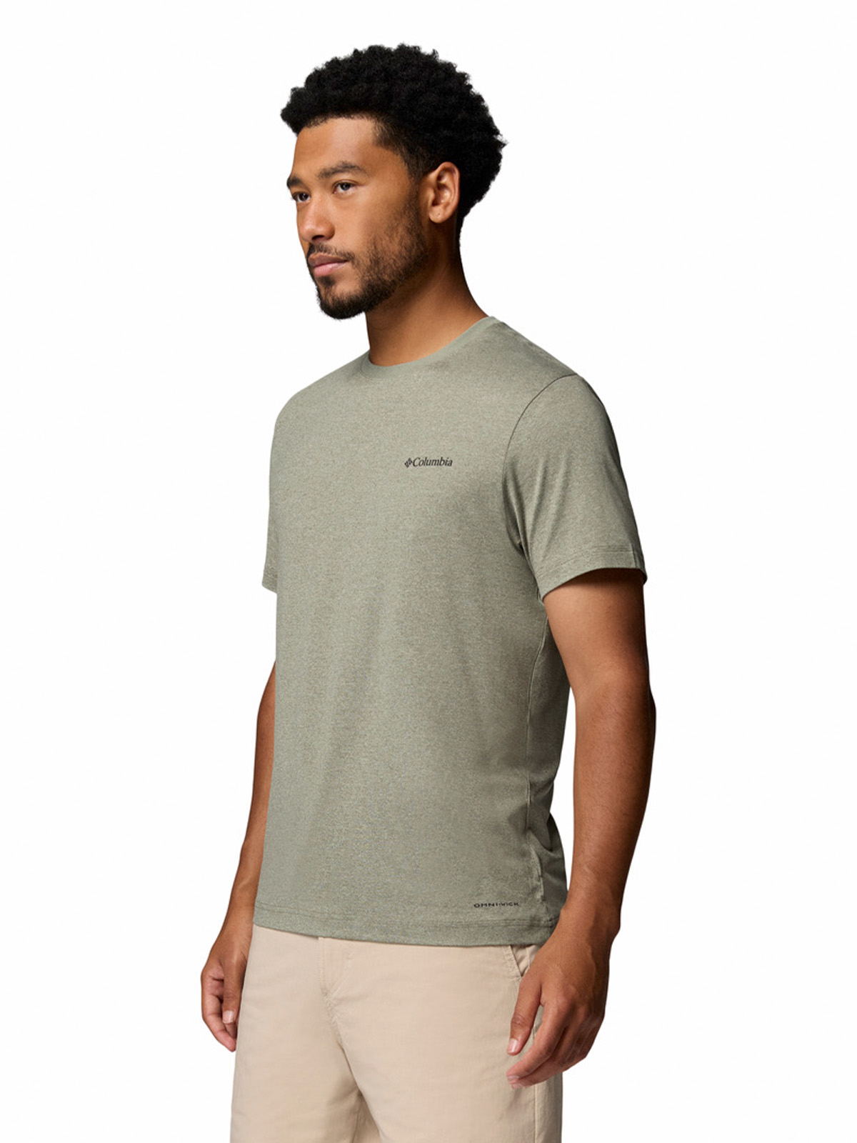 POLERA MC HOMBRE PARSONS POINT GRIS COLUMBIA - 2