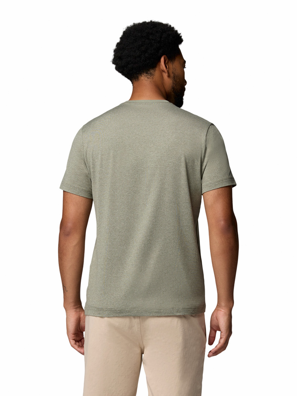 POLERA MC HOMBRE PARSONS POINT GRIS COLUMBIA - 4