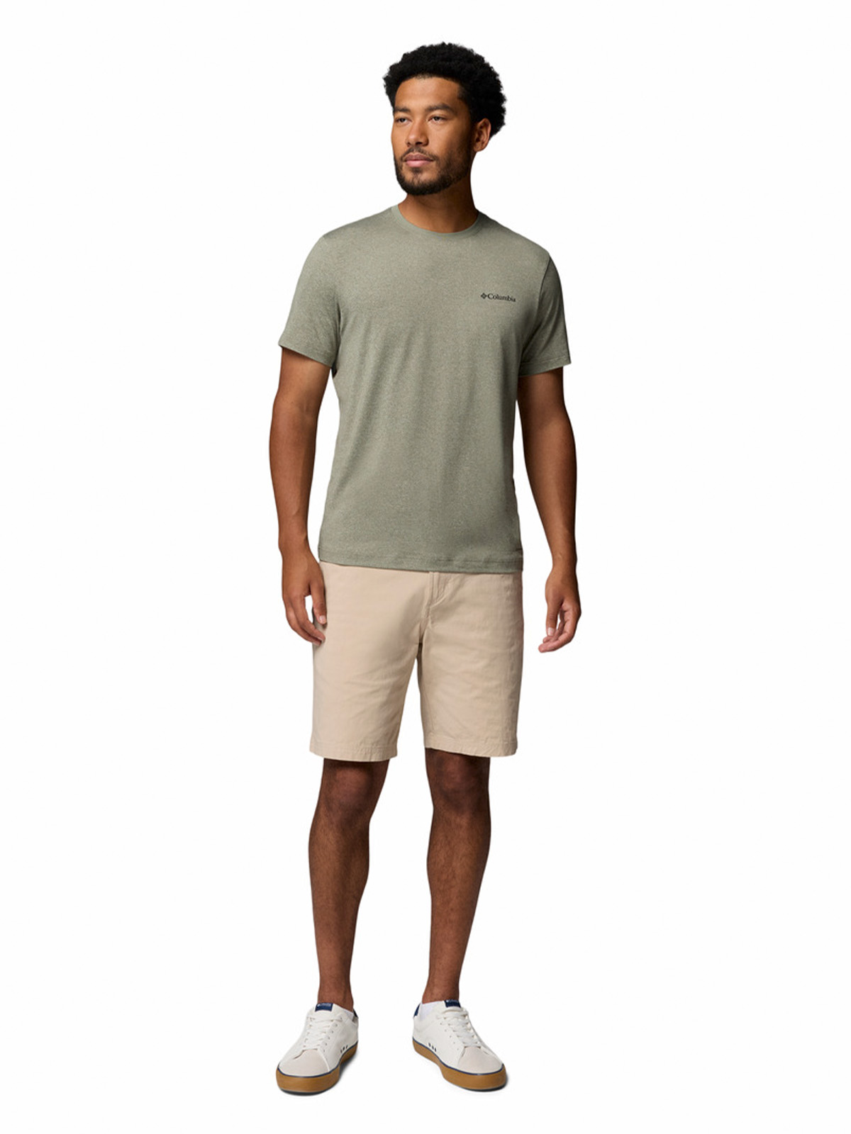 POLERA MC HOMBRE PARSONS POINT GRIS COLUMBIA - 6
