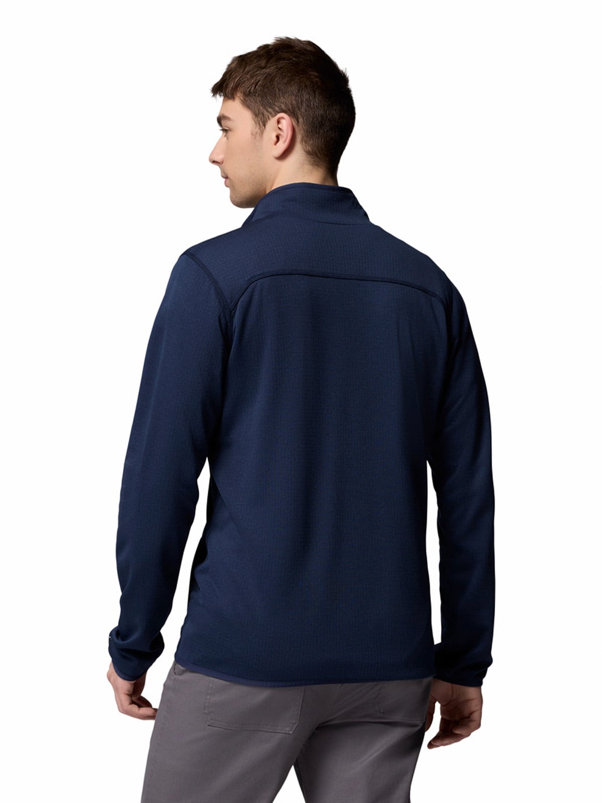 POLAR HOMBRE ESSENTIAL HIKE GRID AZUL COLUMBIA - 5
