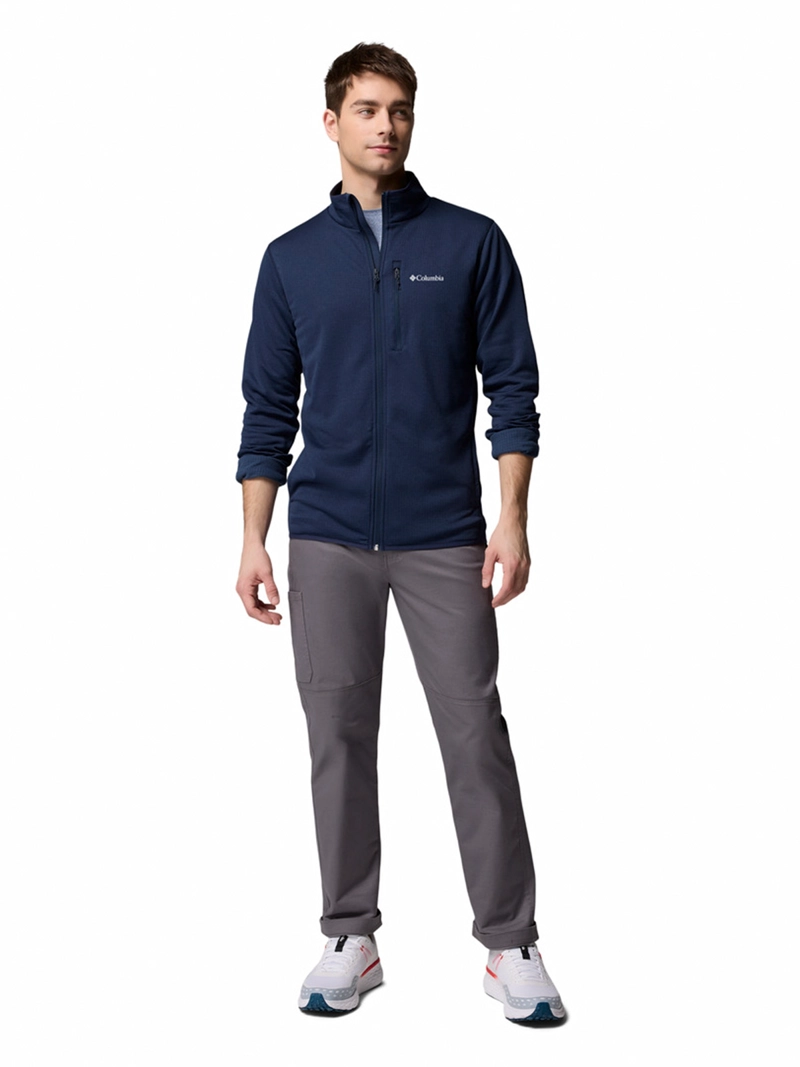 POLAR HOMBRE ESSENTIAL HIKE GRID AZUL COLUMBIA - 8