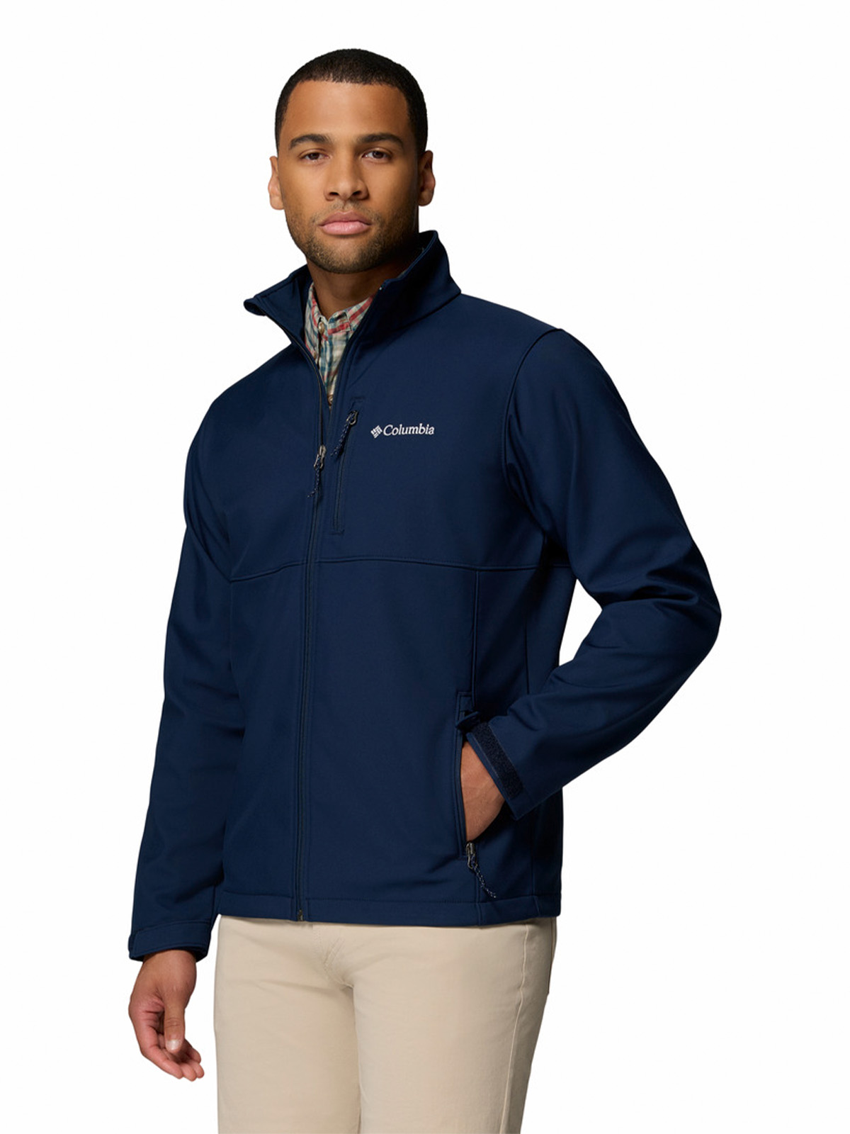 SOFTSHELL HOMBRE ASCENDER AZUL COLUMBIA - 2