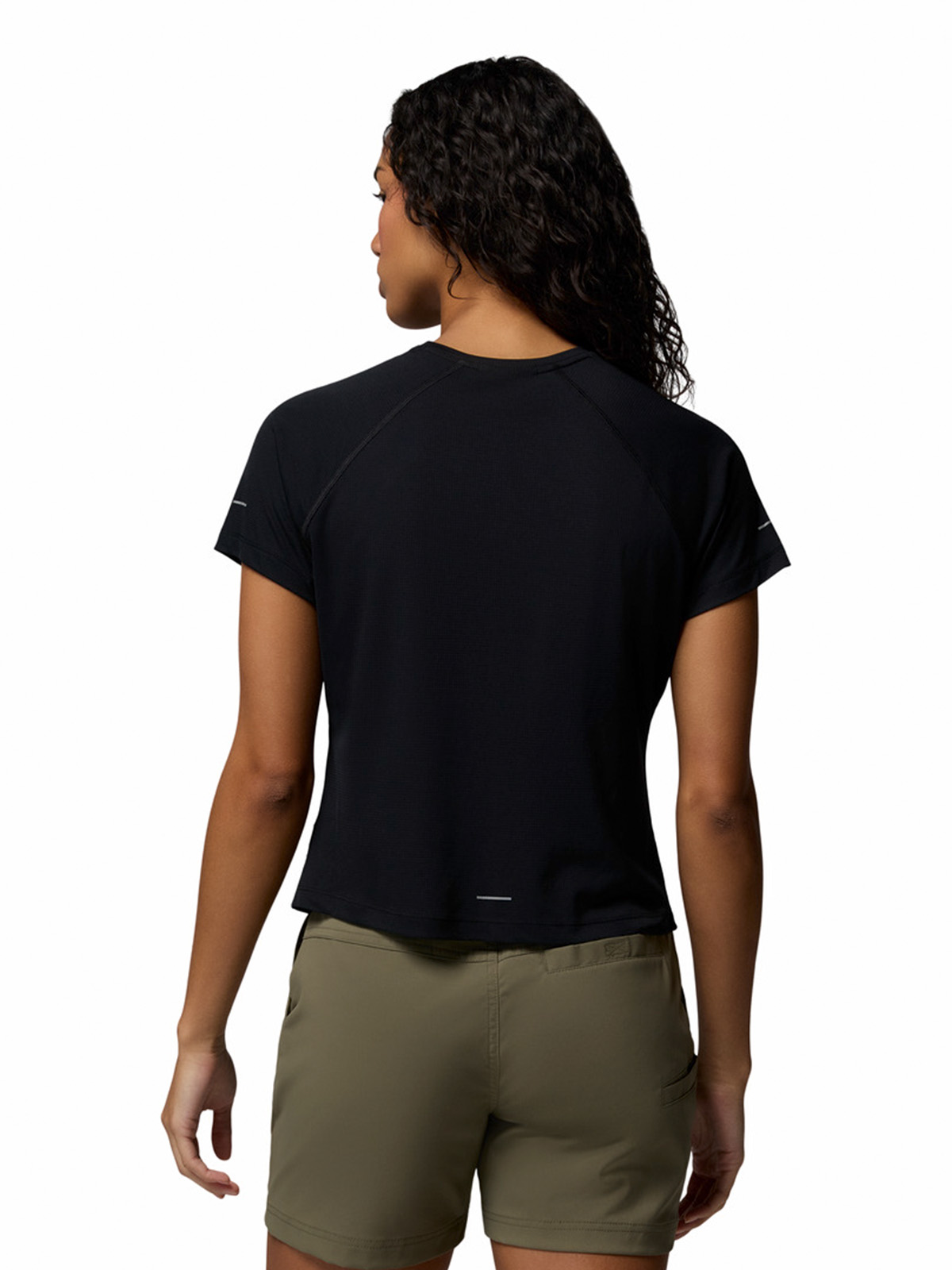 POLERA MC MUJER STEALTH SPRING NEGRO COLUMBIA - 4