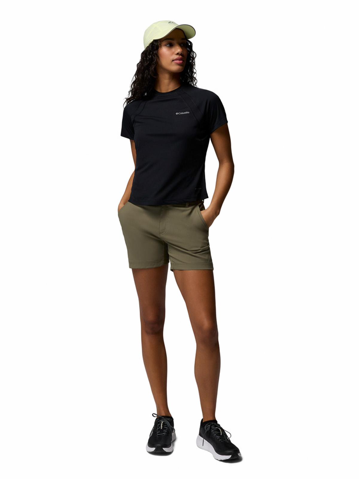 POLERA MC MUJER STEALTH SPRING NEGRO COLUMBIA - 6