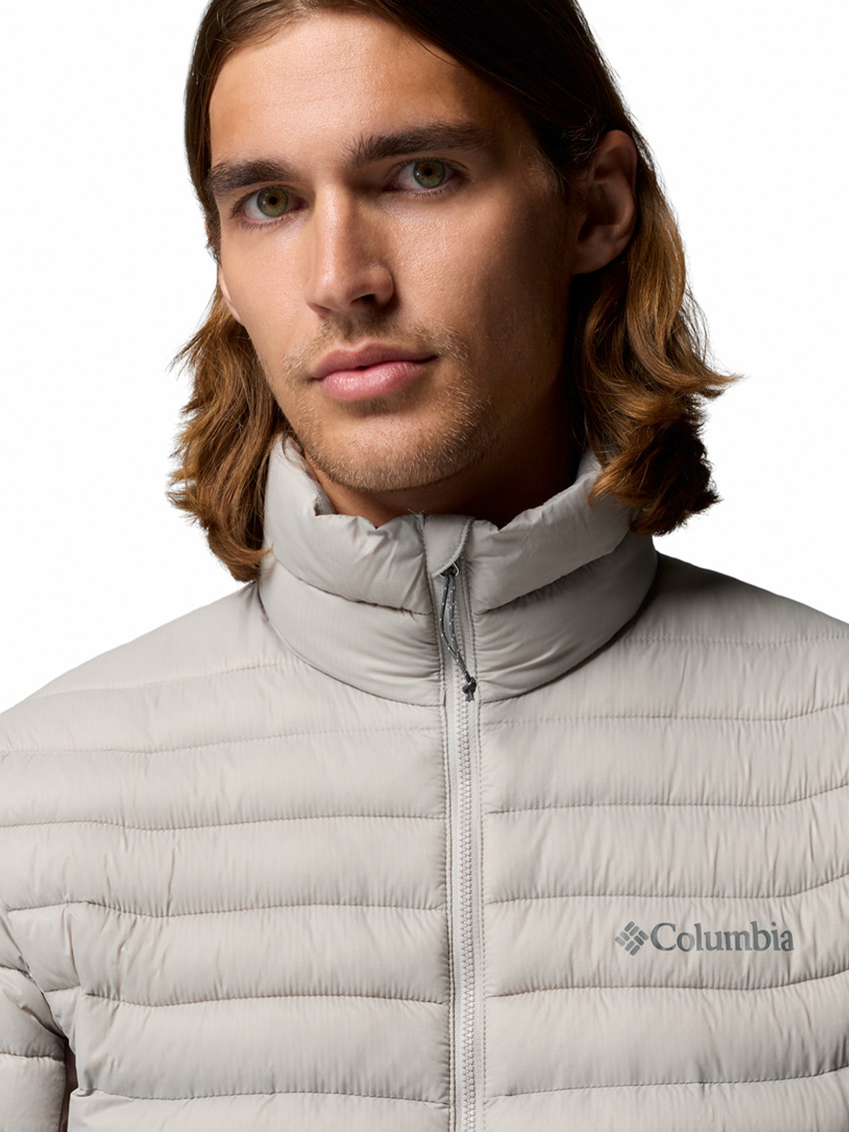 PARKA HOMBRE POWDER PASS HYBRID GRIS COLUMBIA - 6