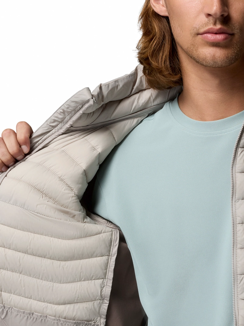 PARKA HOMBRE POWDER PASS HYBRID GRIS COLUMBIA - 7