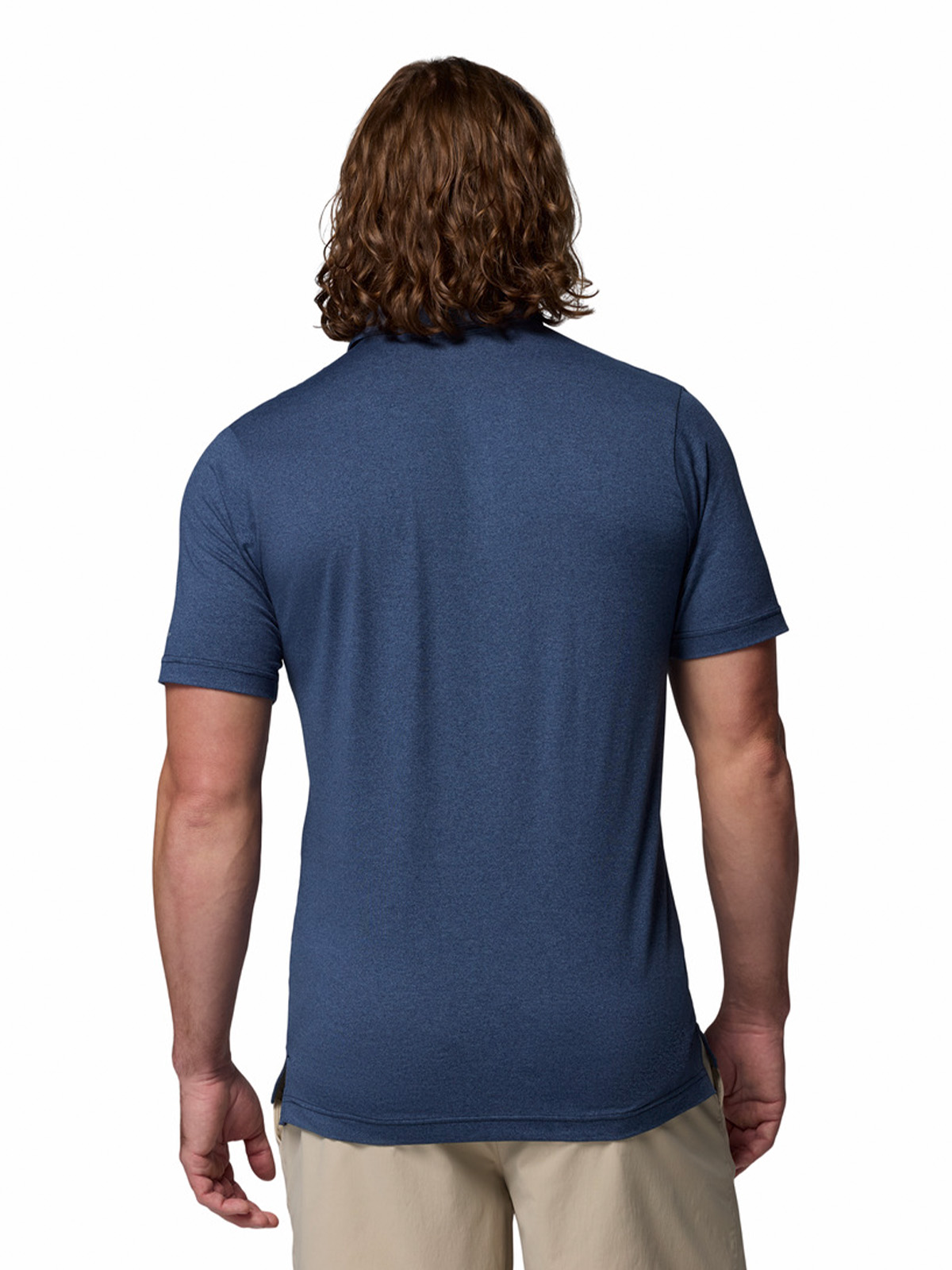 POLERA MC HOMBRE PARSONS POINT AZUL COLUMBIA - 4