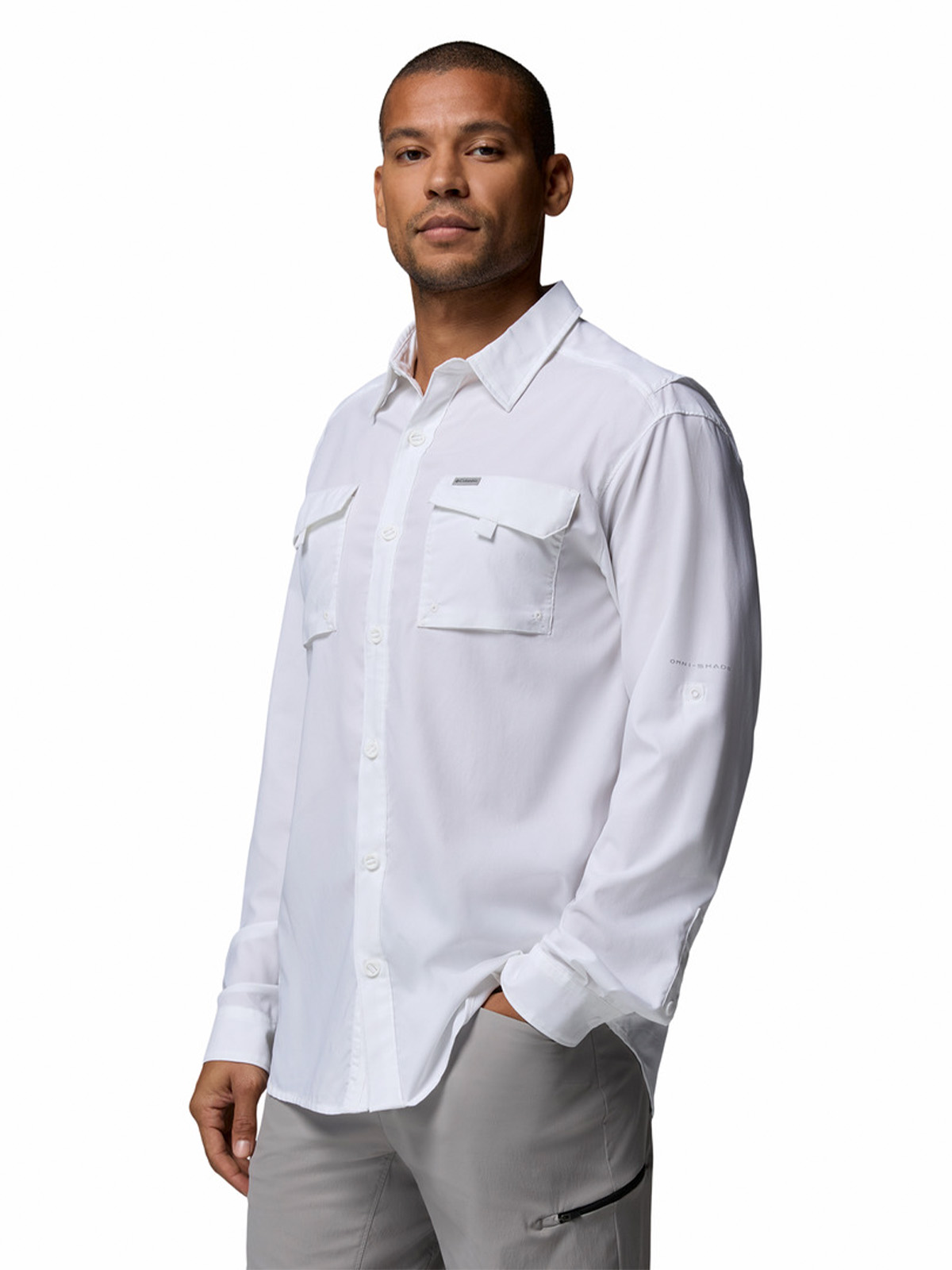 CAMISA ML HOMBRE SILVER RIDGE UTILITY BLANCO COLUMBIA - 2