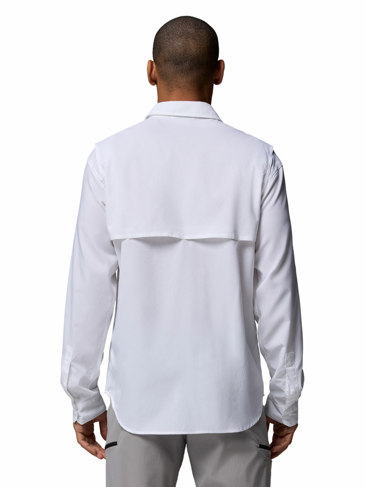 CAMISA ML HOMBRE SILVER RIDGE UTILITY BLANCO COLUMBIA - 4