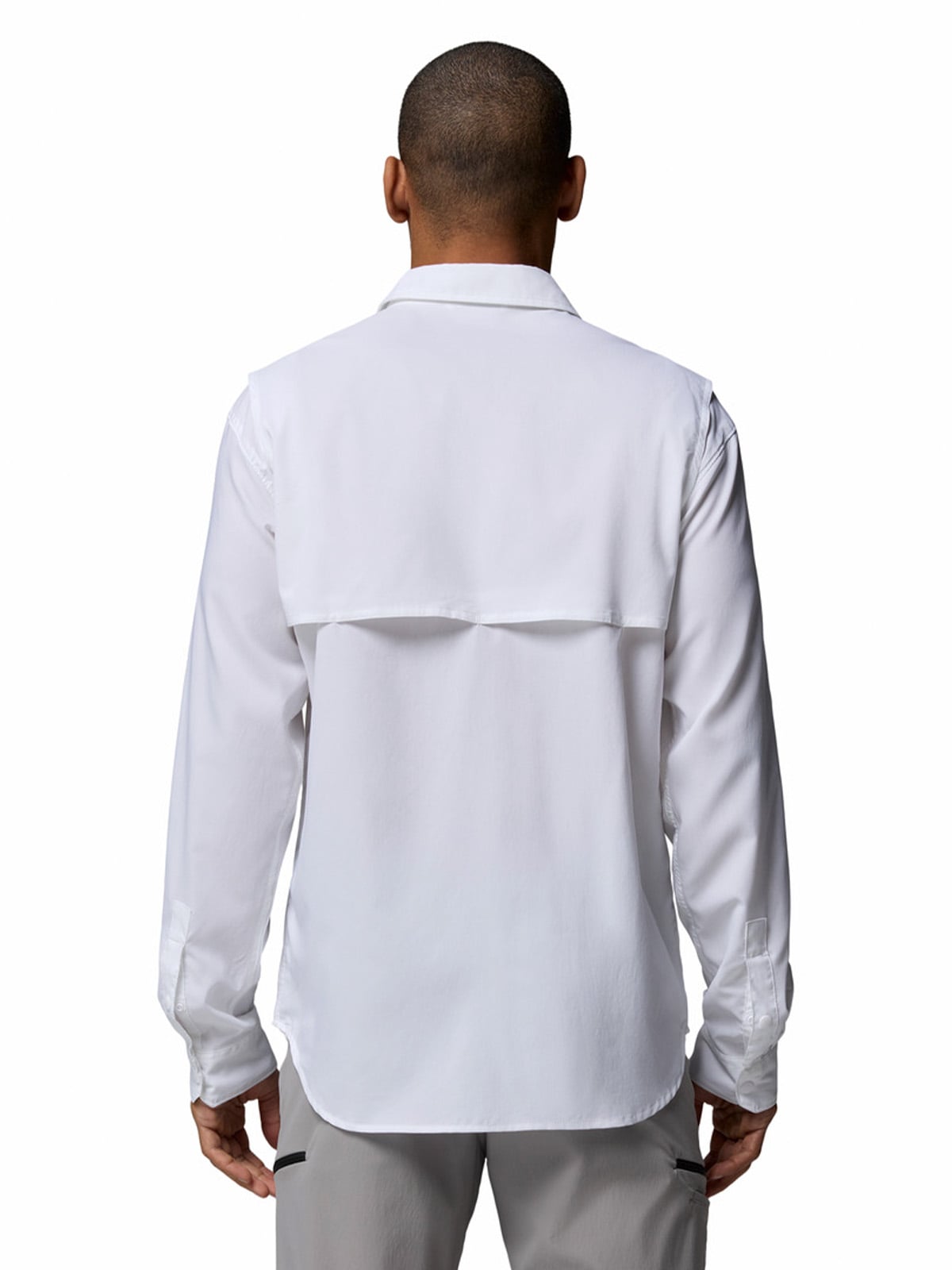CAMISA ML HOMBRE SILVER RIDGE UTILITY BLANCO COLUMBIA - 4