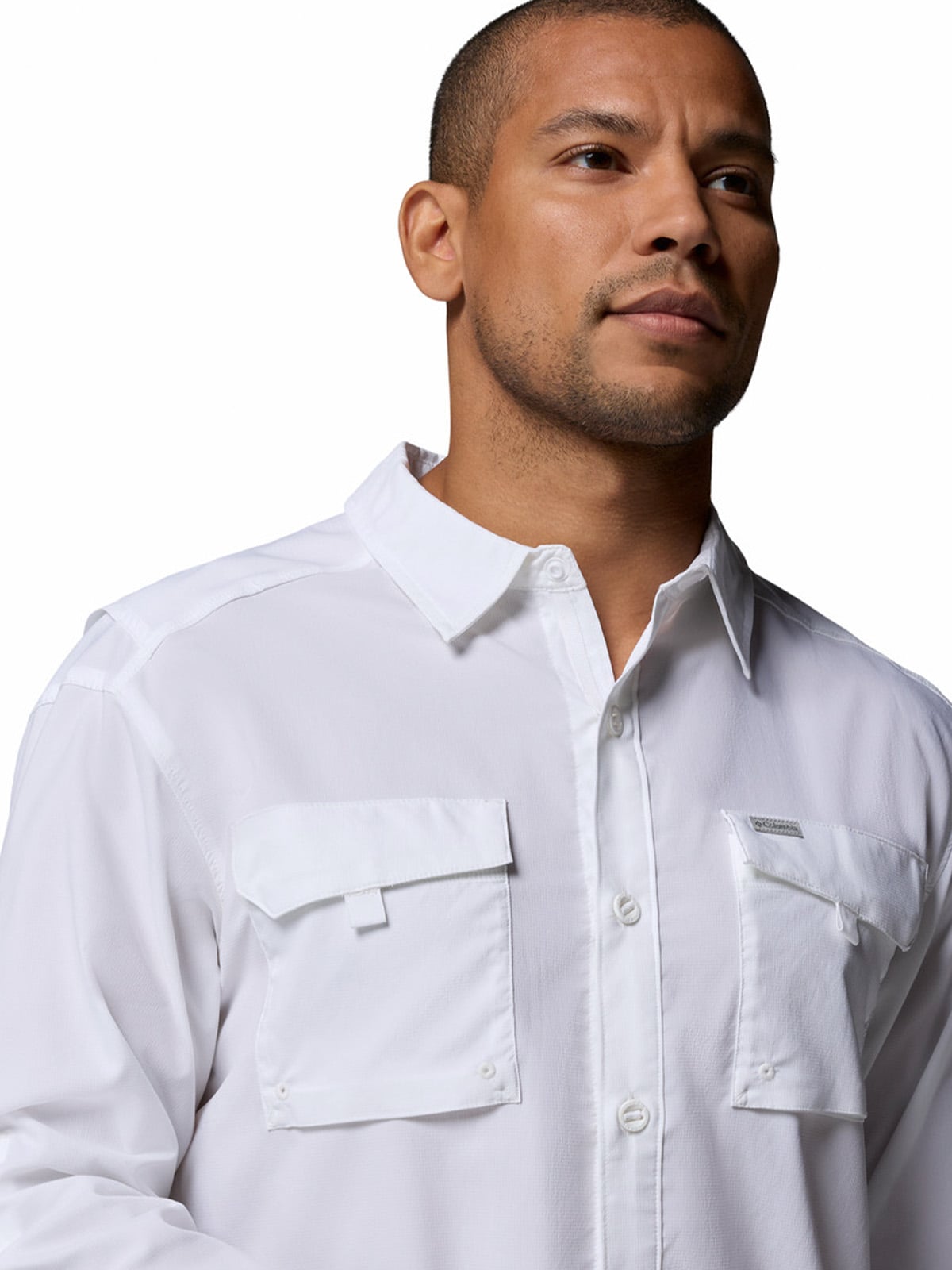 CAMISA ML HOMBRE SILVER RIDGE UTILITY BLANCO COLUMBIA - 5