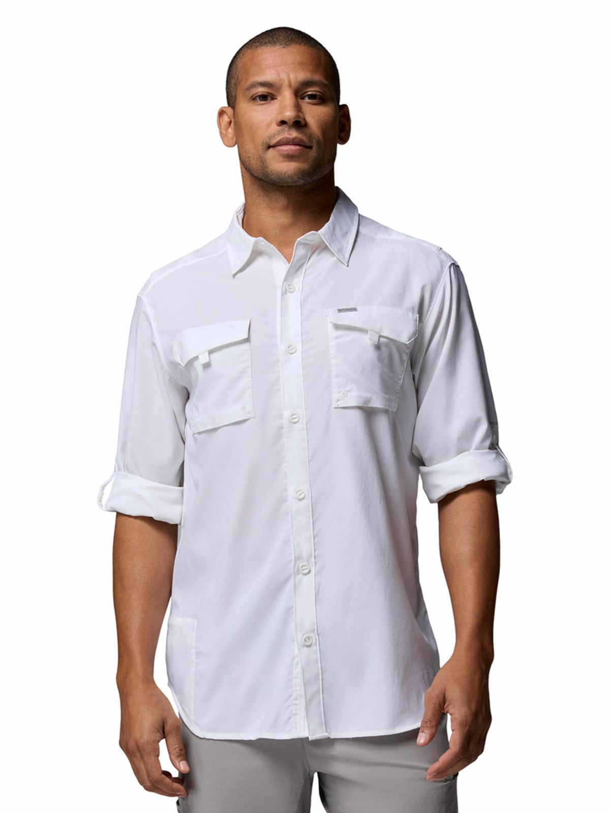 CAMISA ML HOMBRE SILVER RIDGE UTILITY BLANCO COLUMBIA - 9