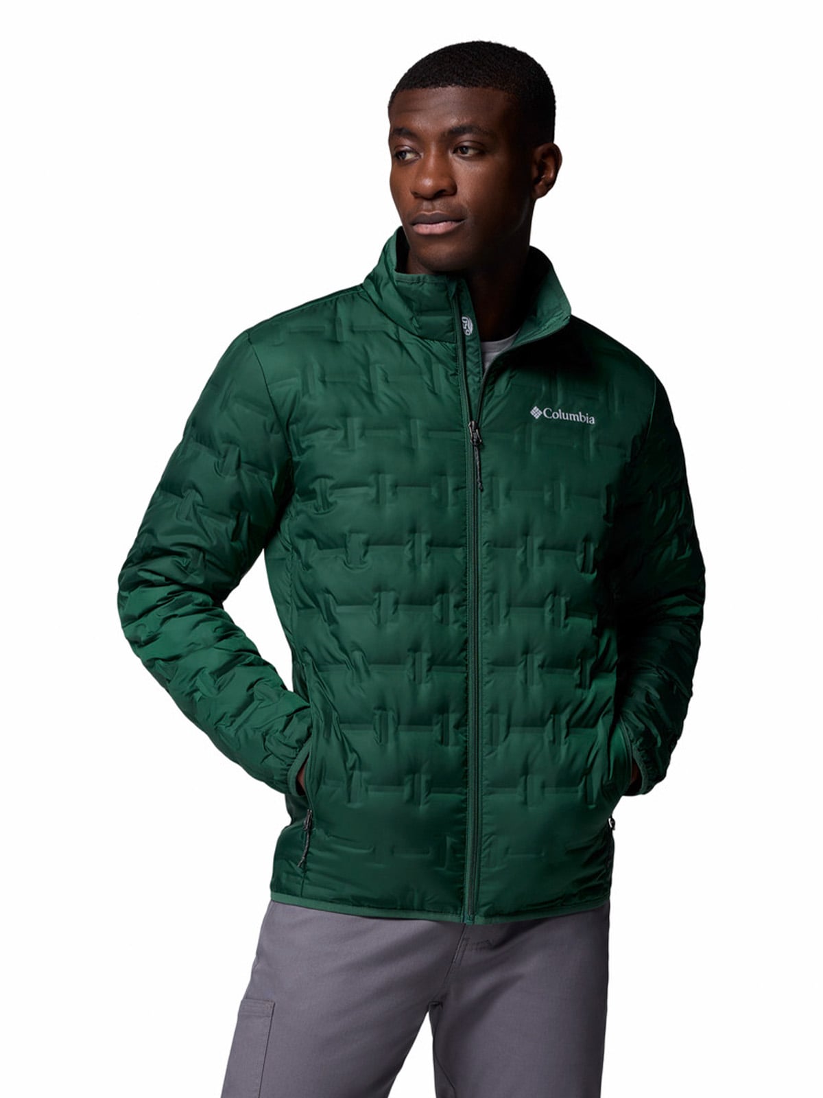 PARKA HOMBRE DELTA RIDGE II DOWN VERDE COLUMBIA - 1