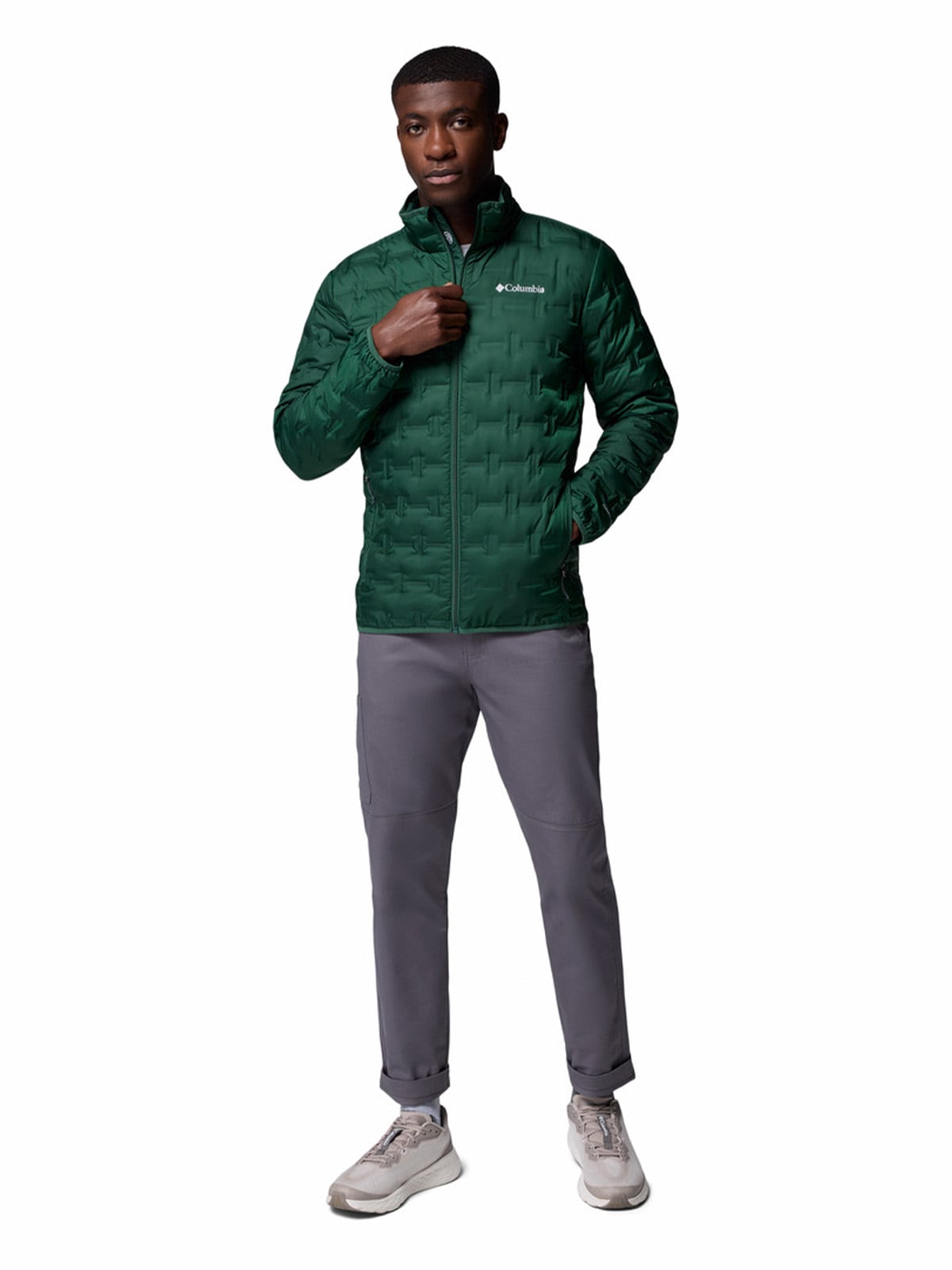 PARKA HOMBRE DELTA RIDGE II DOWN VERDE COLUMBIA - 9
