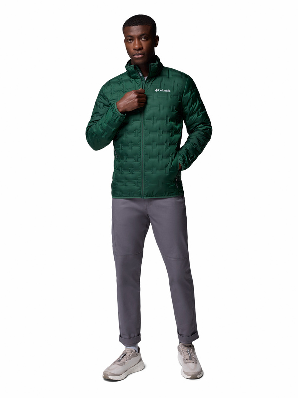 PARKA HOMBRE DELTA RIDGE II DOWN VERDE COLUMBIA - 9