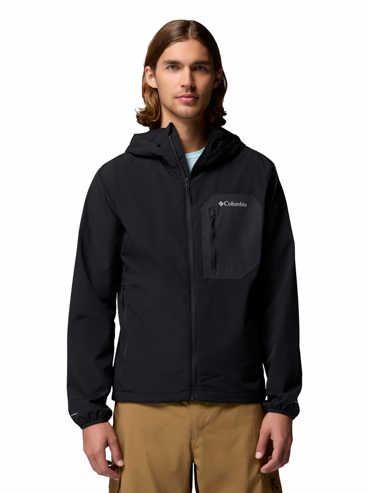 SOFTSHELL HOMBRE TALL HEIGHTS III NEGRO COLUMBIA - 1