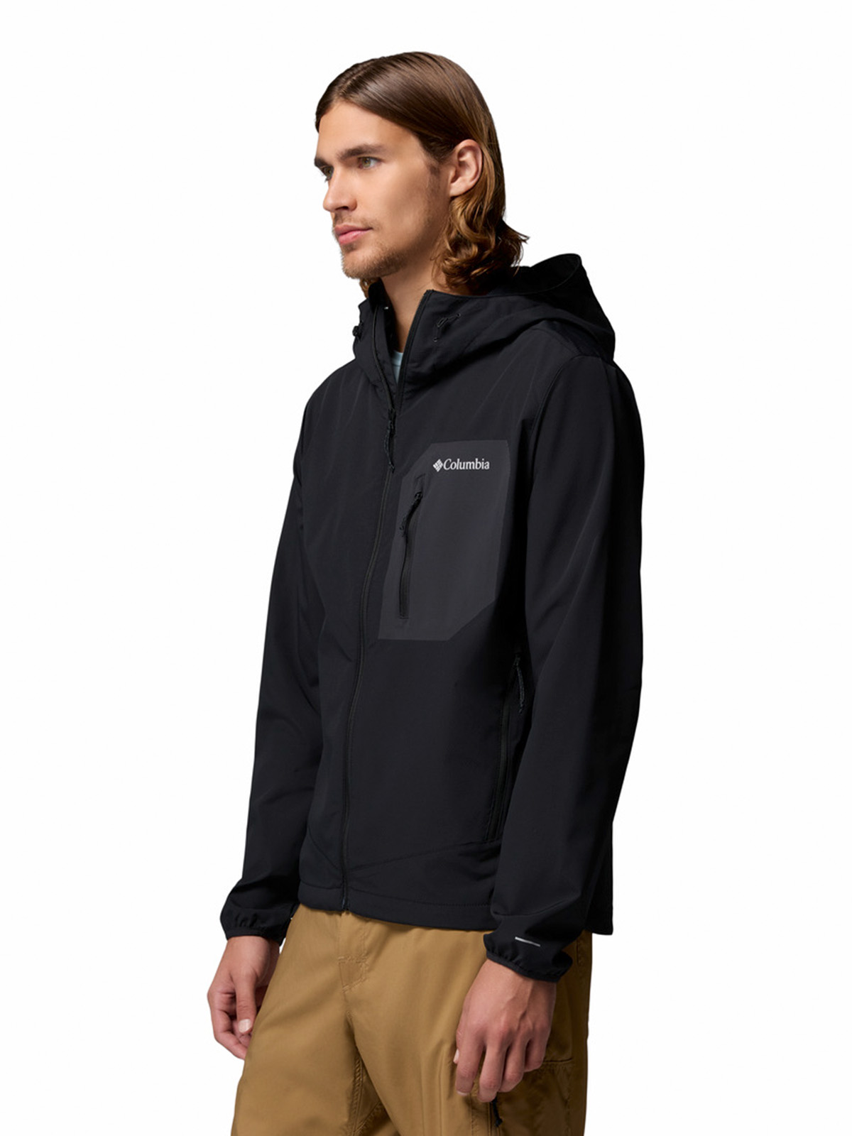 SOFTSHELL HOMBRE TALL HEIGHTS III NEGRO COLUMBIA - 2