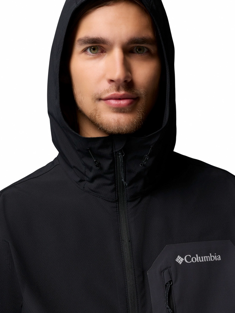 SOFTSHELL HOMBRE TALL HEIGHTS III NEGRO COLUMBIA - 6