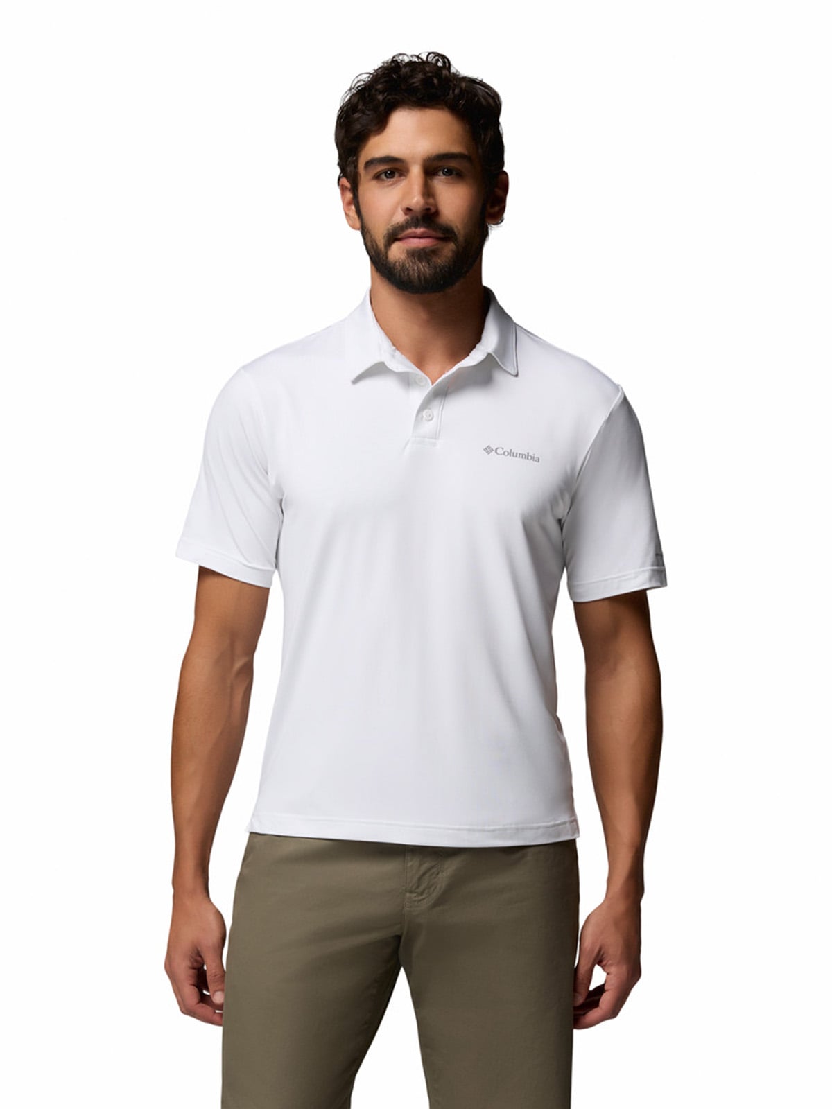 COLUMBIA POLERA MC HOMBRE PARSONS POINT BLANCO COLUMBIA