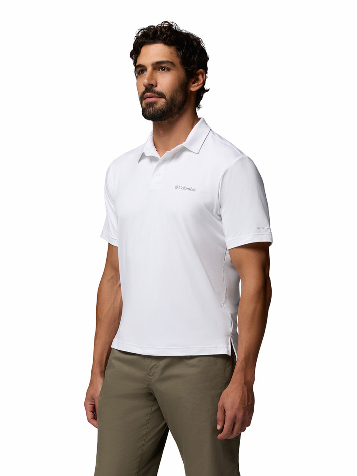 POLERA MC HOMBRE PARSONS POINT BLANCO COLUMBIA - 2
