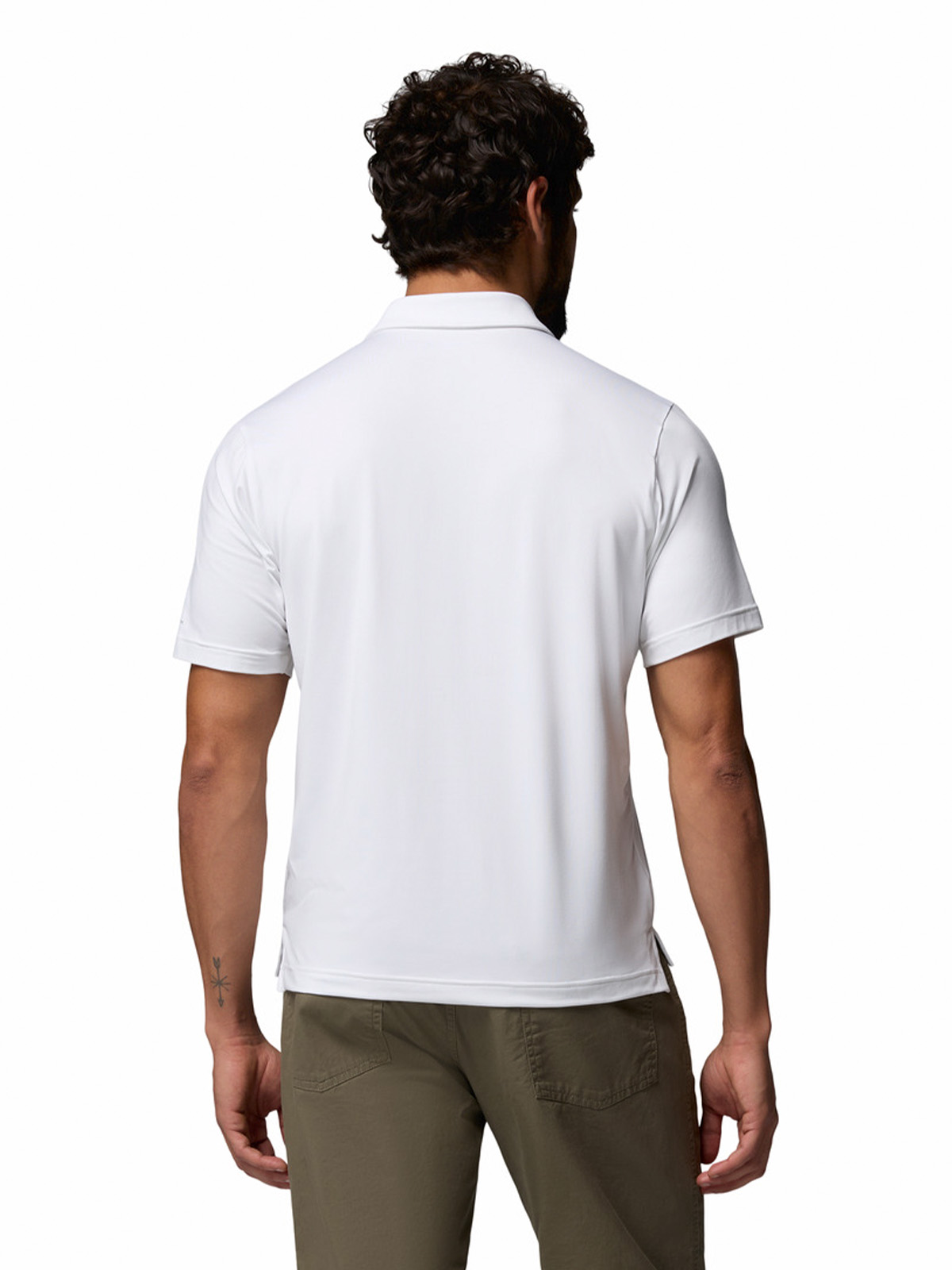 POLERA MC HOMBRE PARSONS POINT BLANCO COLUMBIA - 4