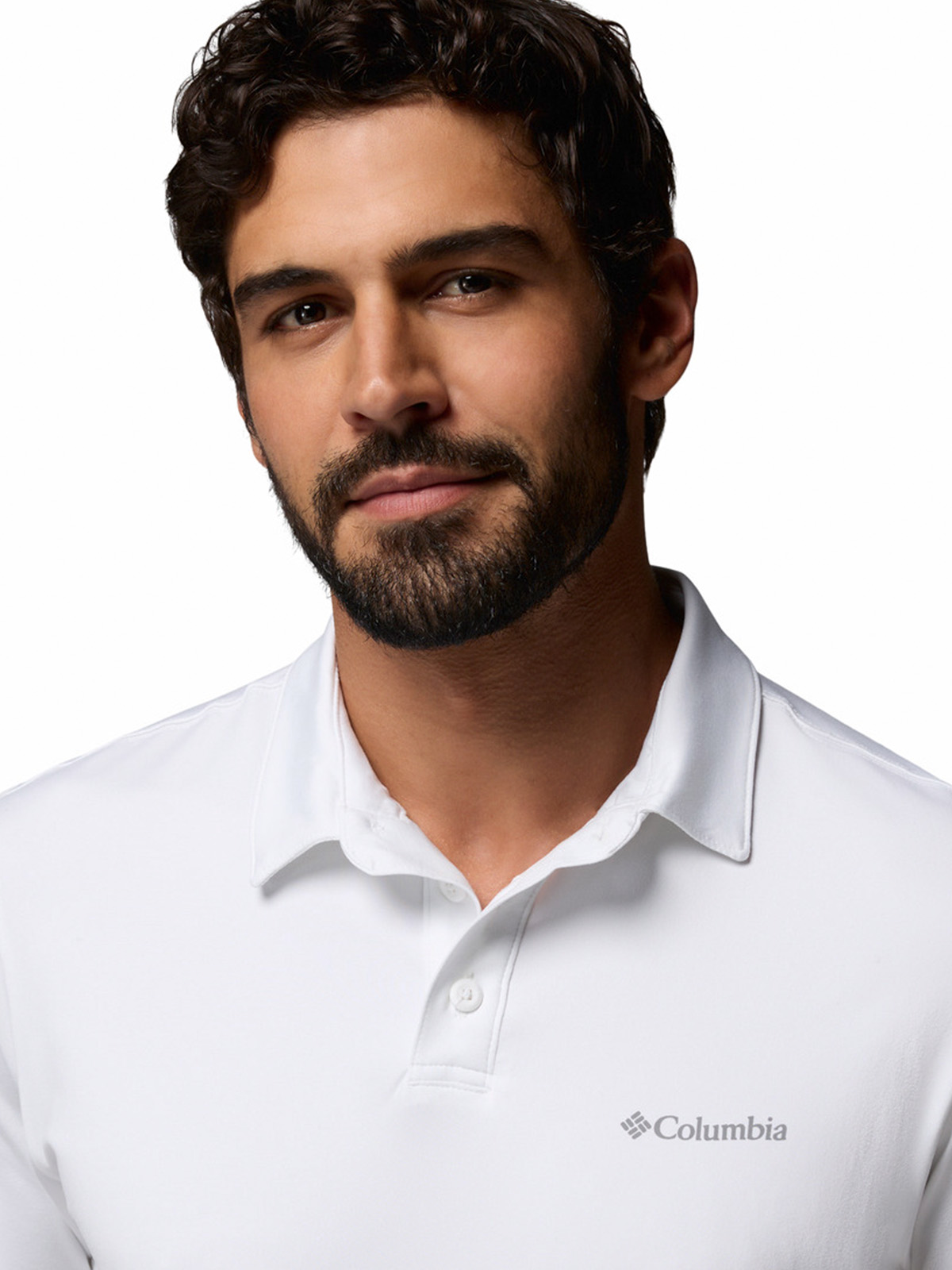 POLERA MC HOMBRE PARSONS POINT BLANCO COLUMBIA - 5