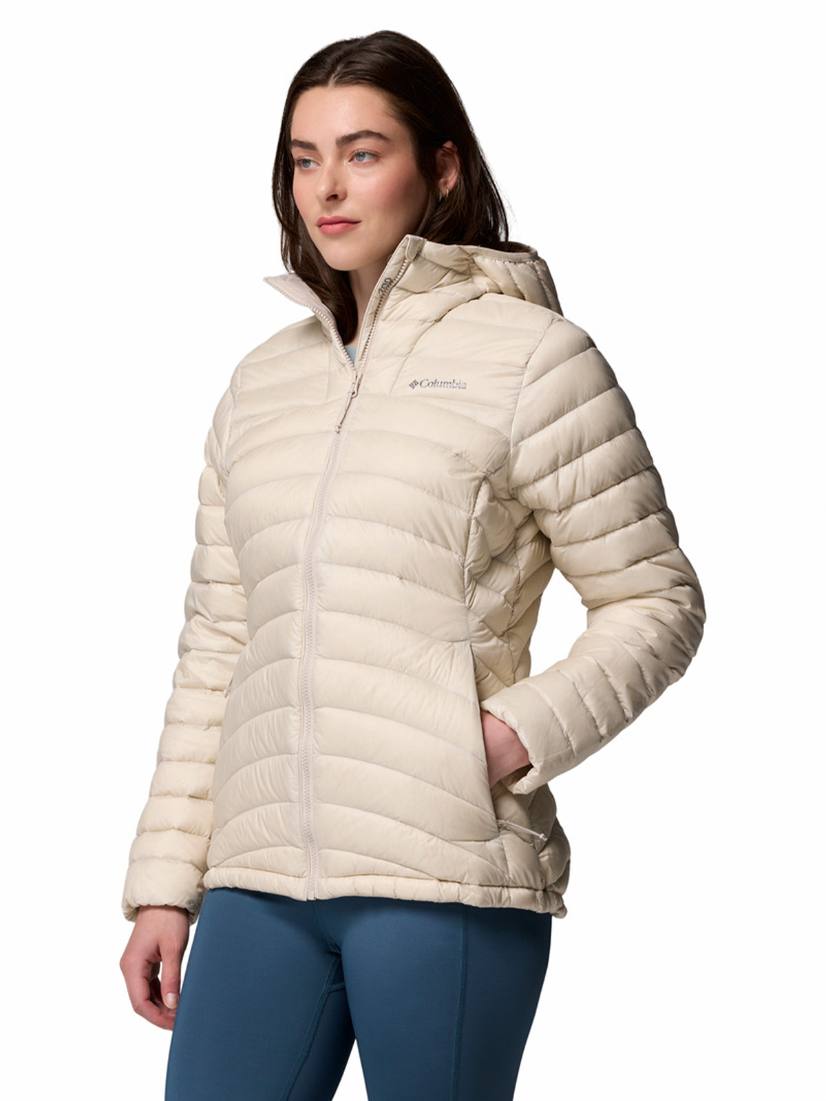 PARKA MUJER CORELITE DOWN JACKET GRIS COLUMBIA - 2