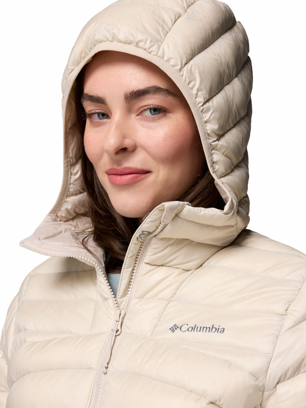 PARKA MUJER CORELITE DOWN JACKET GRIS COLUMBIA - 4