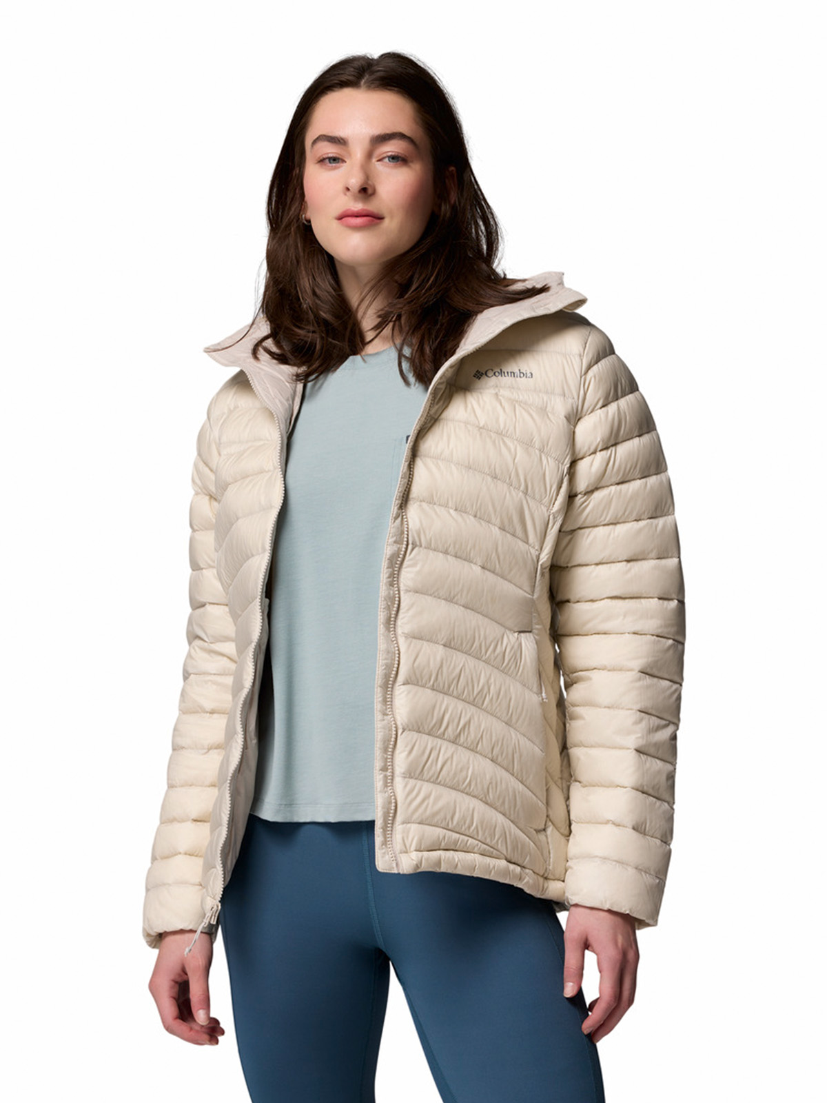 PARKA MUJER CORELITE DOWN JACKET GRIS COLUMBIA - 7