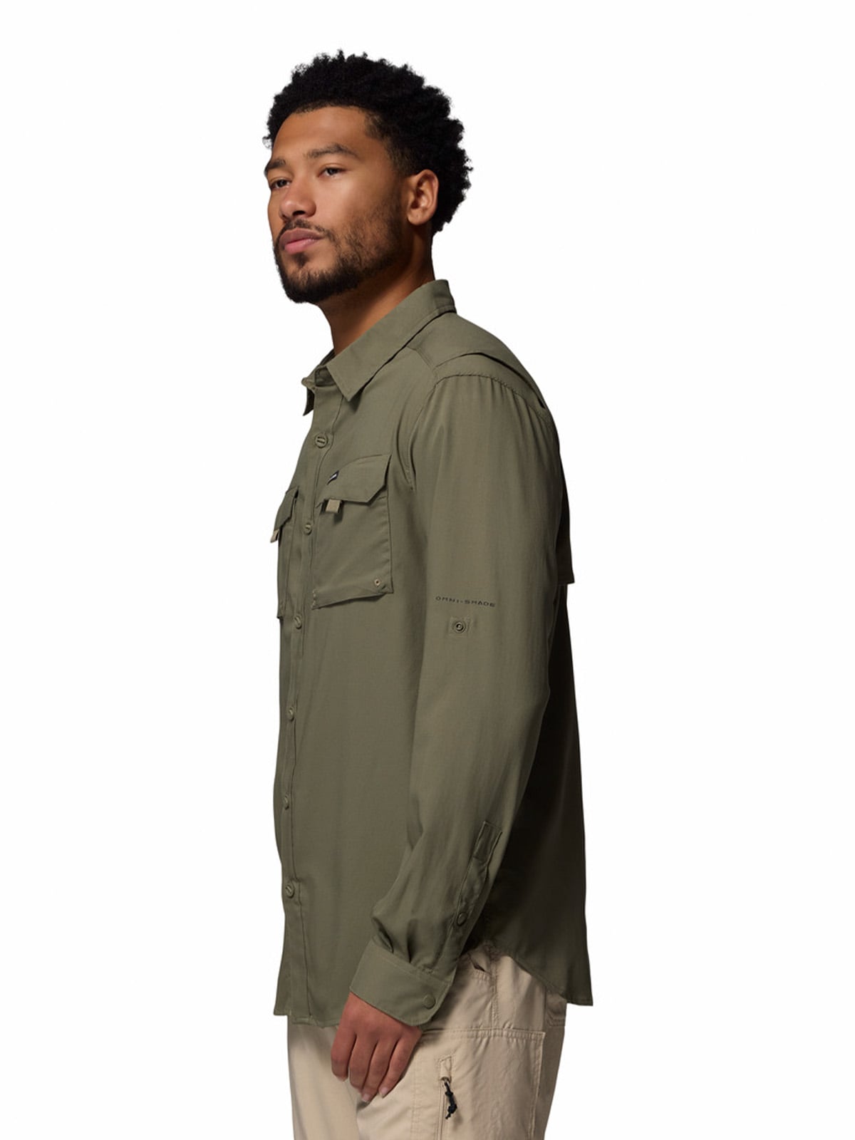 CAMISA ML HOMBRE SILVER RIDGE UTILITY GRIS COLUMBIA - 2