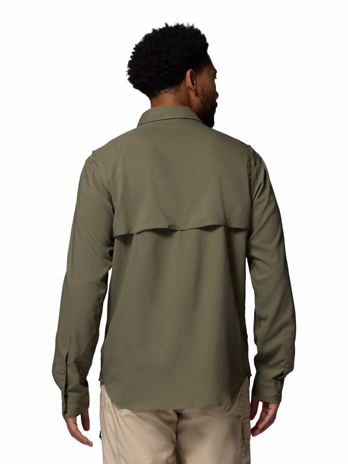 CAMISA ML HOMBRE SILVER RIDGE UTILITY GRIS COLUMBIA - 4