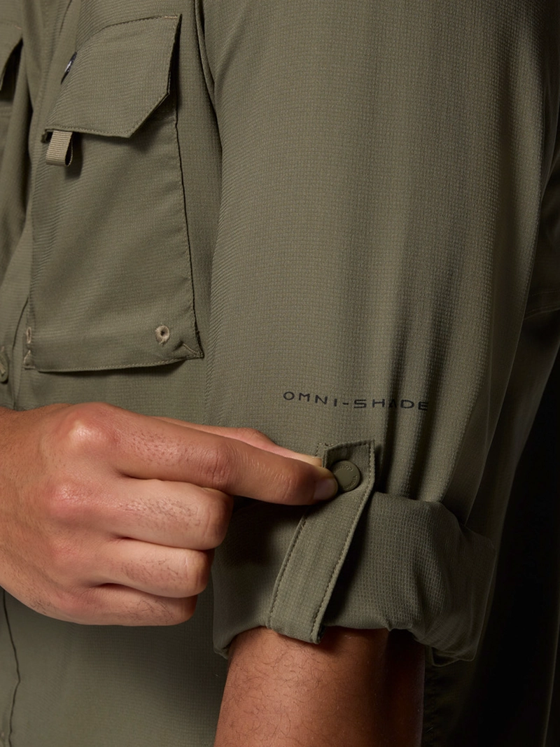 CAMISA ML HOMBRE SILVER RIDGE UTILITY GRIS COLUMBIA - 6