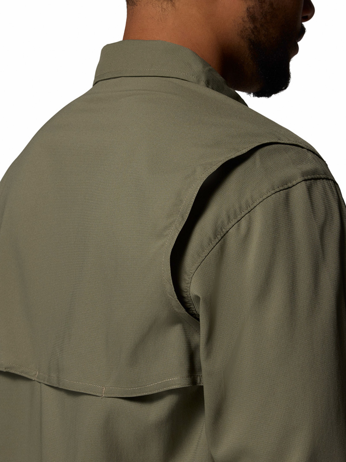 CAMISA ML HOMBRE SILVER RIDGE UTILITY GRIS COLUMBIA - 7
