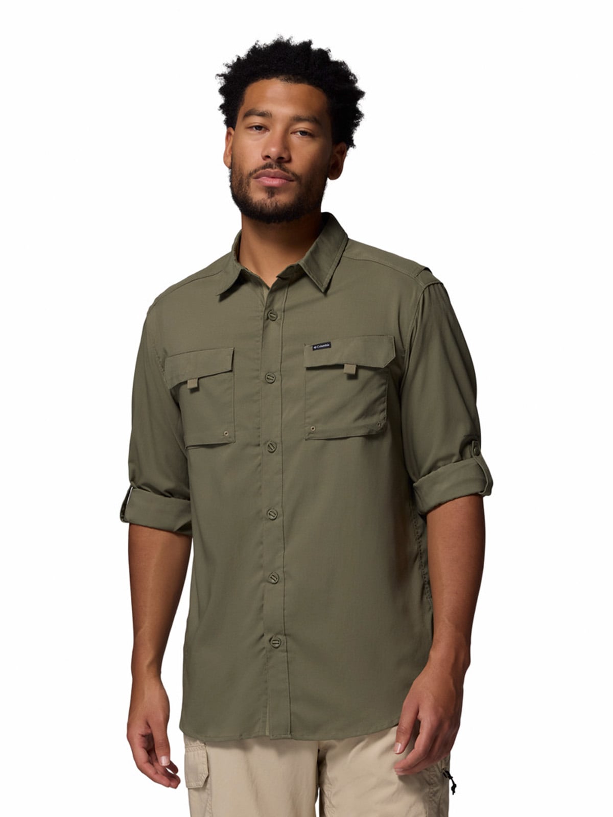 CAMISA ML HOMBRE SILVER RIDGE UTILITY GRIS COLUMBIA - 8