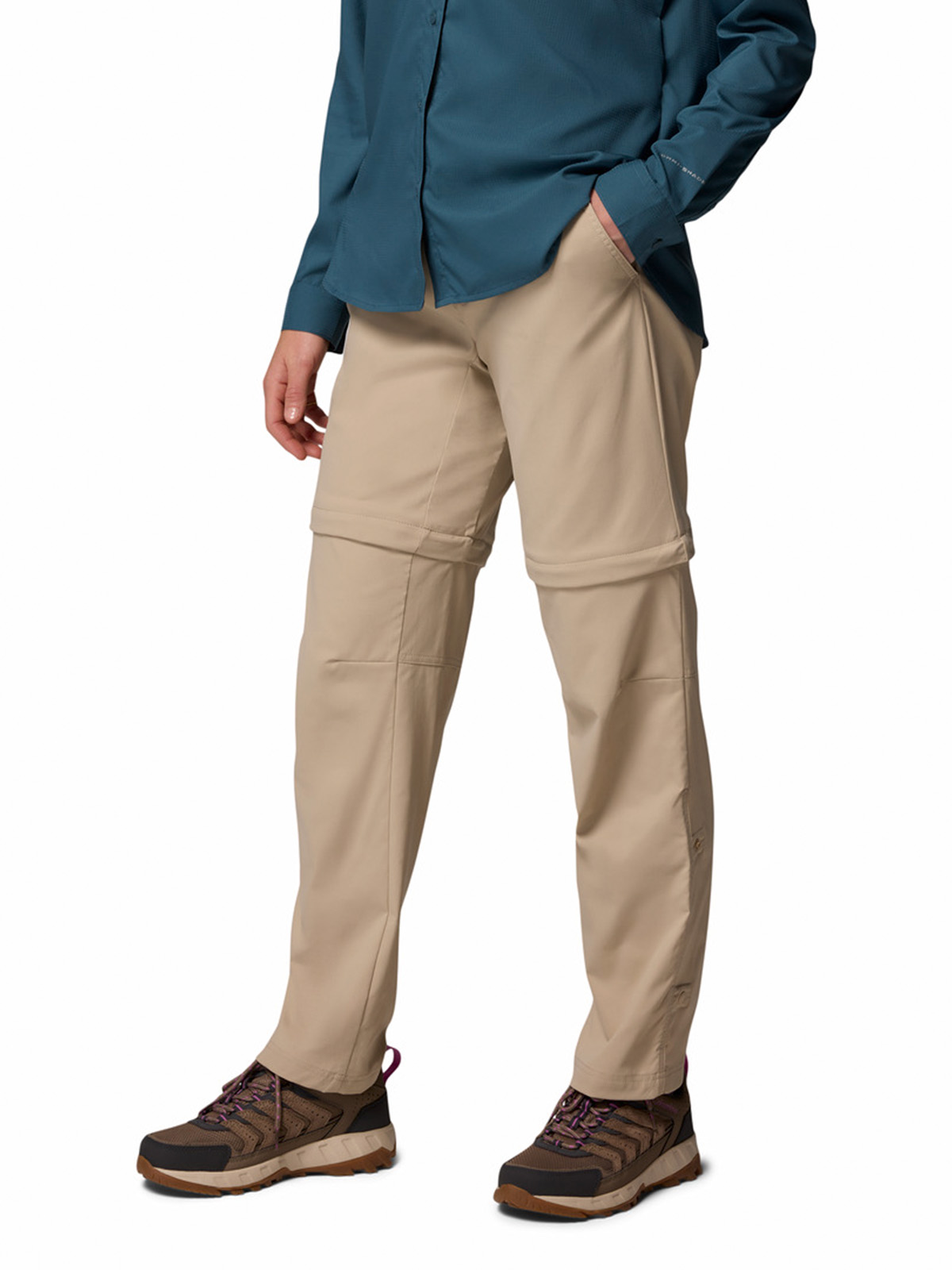 PANTALON MUJER LESLIE CONVERTIBLE BEIGE COLUMBIA - 2
