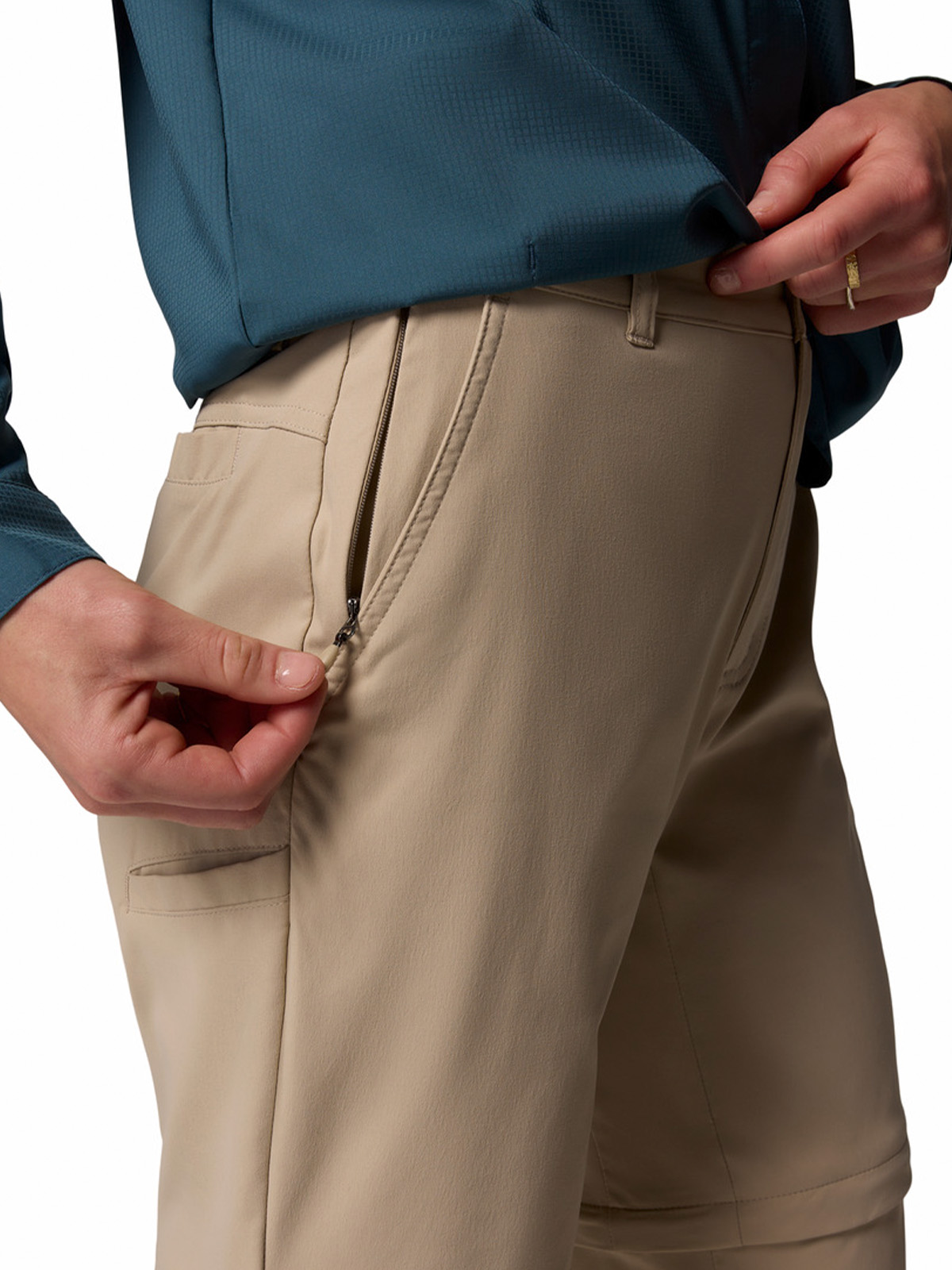 PANTALON MUJER LESLIE CONVERTIBLE BEIGE COLUMBIA - 9