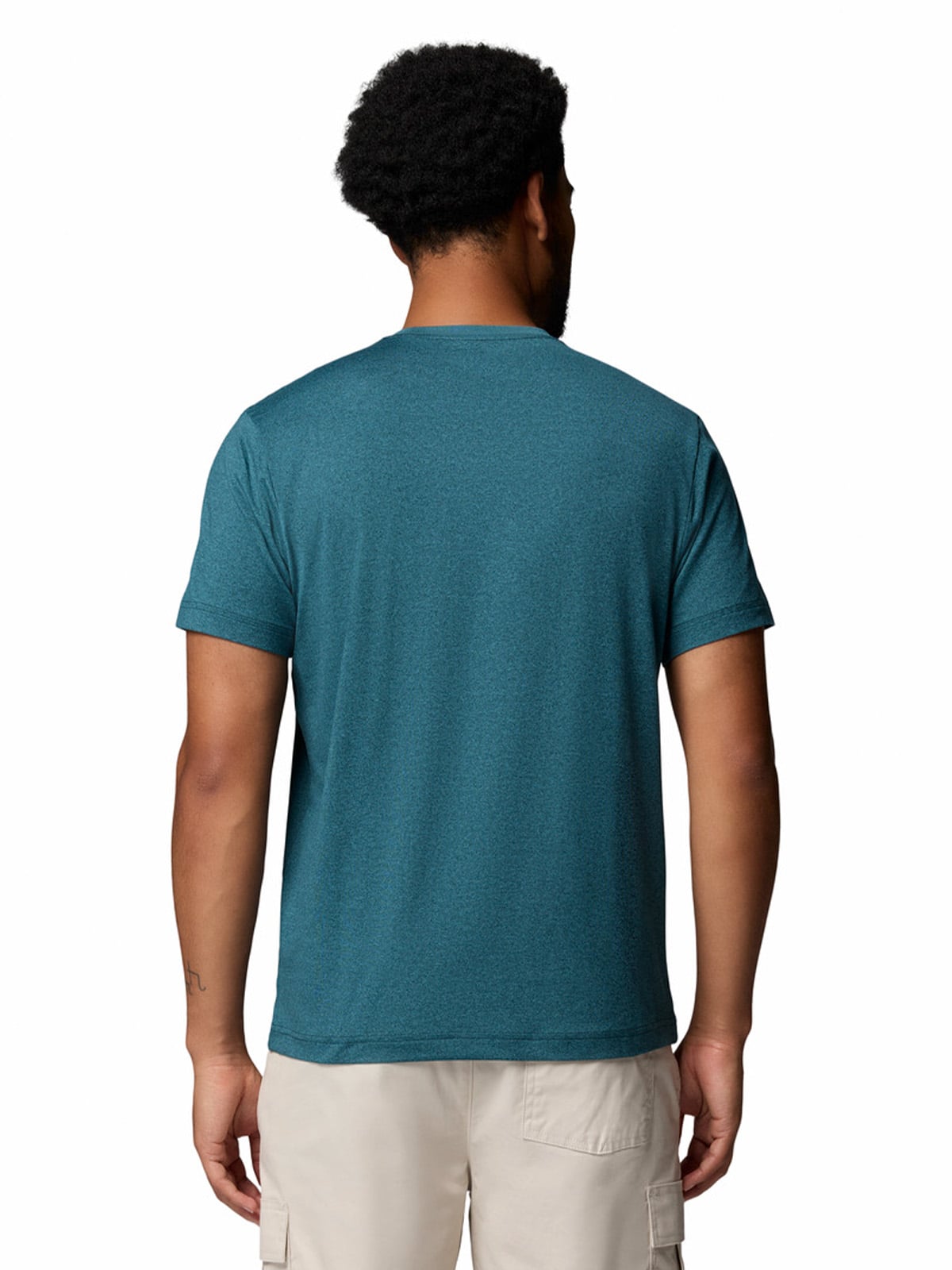 POLERA MC HOMBRE PARSONS POINT AZUL COLUMBIA - 4