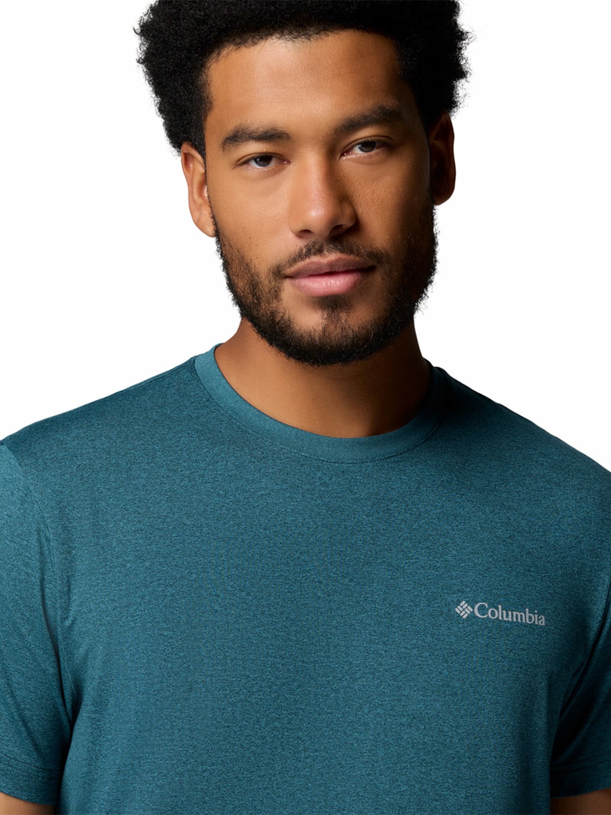 POLERA MC HOMBRE PARSONS POINT AZUL COLUMBIA - 5