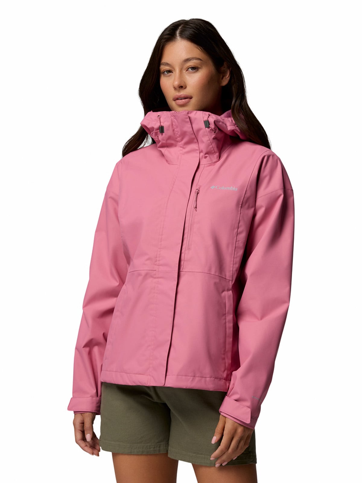 CORTAVIENTO MUJER HIKEBOUND II ROSADO COLUMBIA - 1