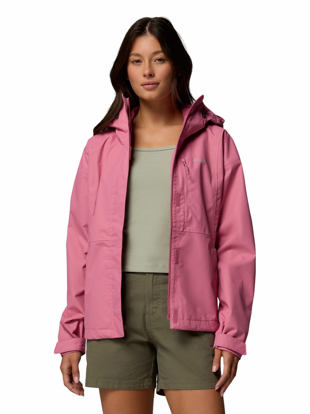 CORTAVIENTO MUJER HIKEBOUND II ROSADO COLUMBIA - 2