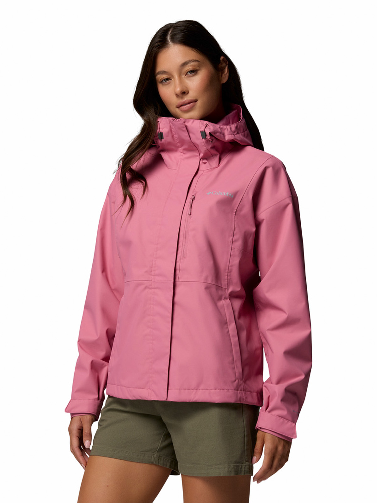 CORTAVIENTO MUJER HIKEBOUND II ROSADO COLUMBIA - 4