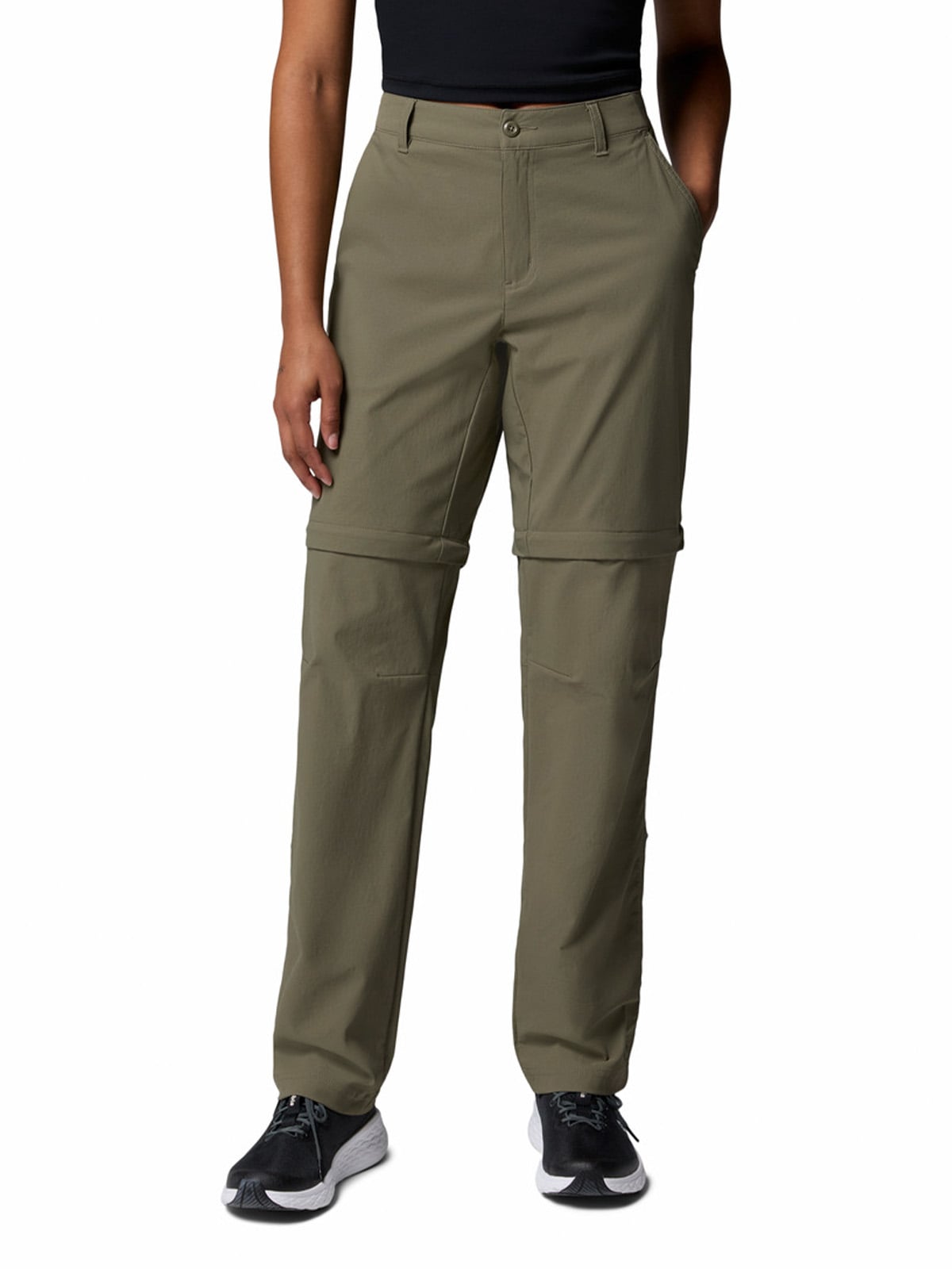 PANTALON MUJER LESLIE CONVERTIBLE VERDE COLUMBIA - 1