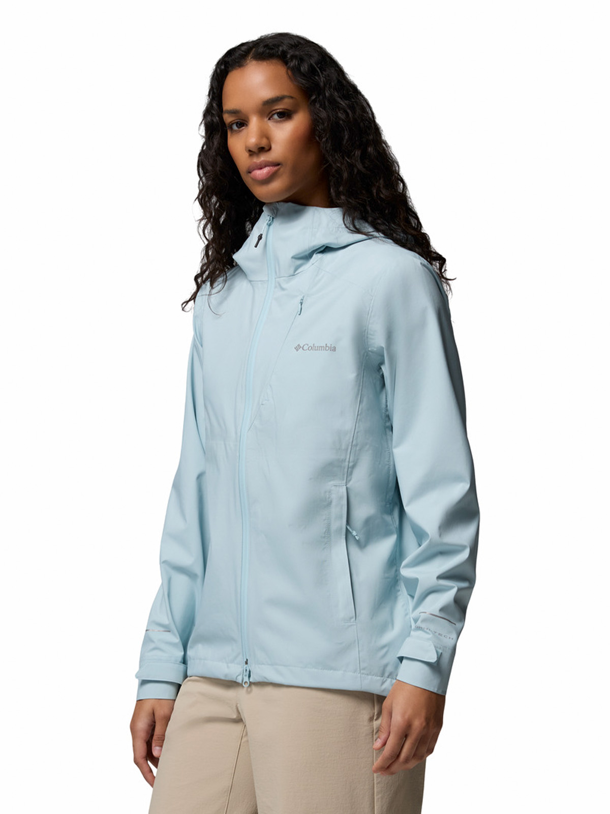 CORTAVIENTO MUJER TRAILBORNE SHELL CELESTE COLUMBIA - 2
