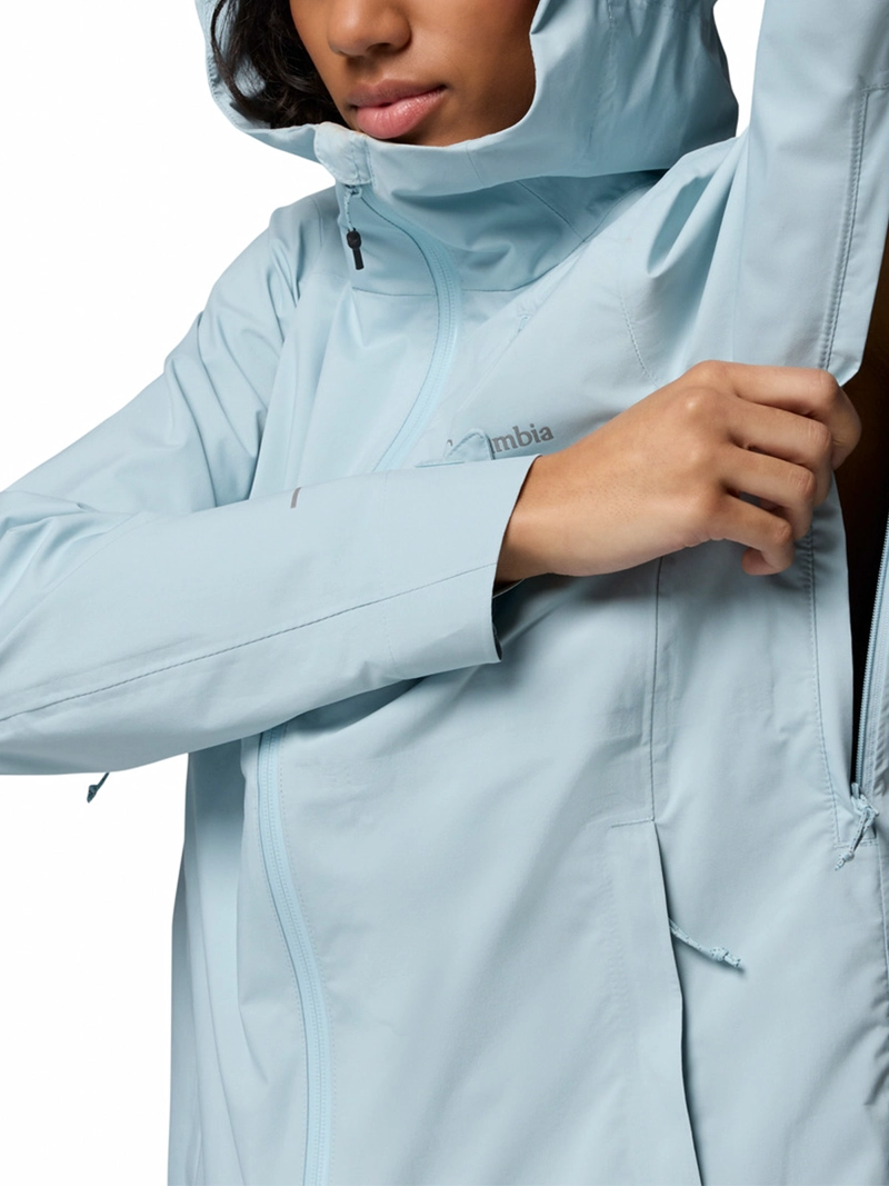 CORTAVIENTO MUJER TRAILBORNE SHELL CELESTE COLUMBIA - 6